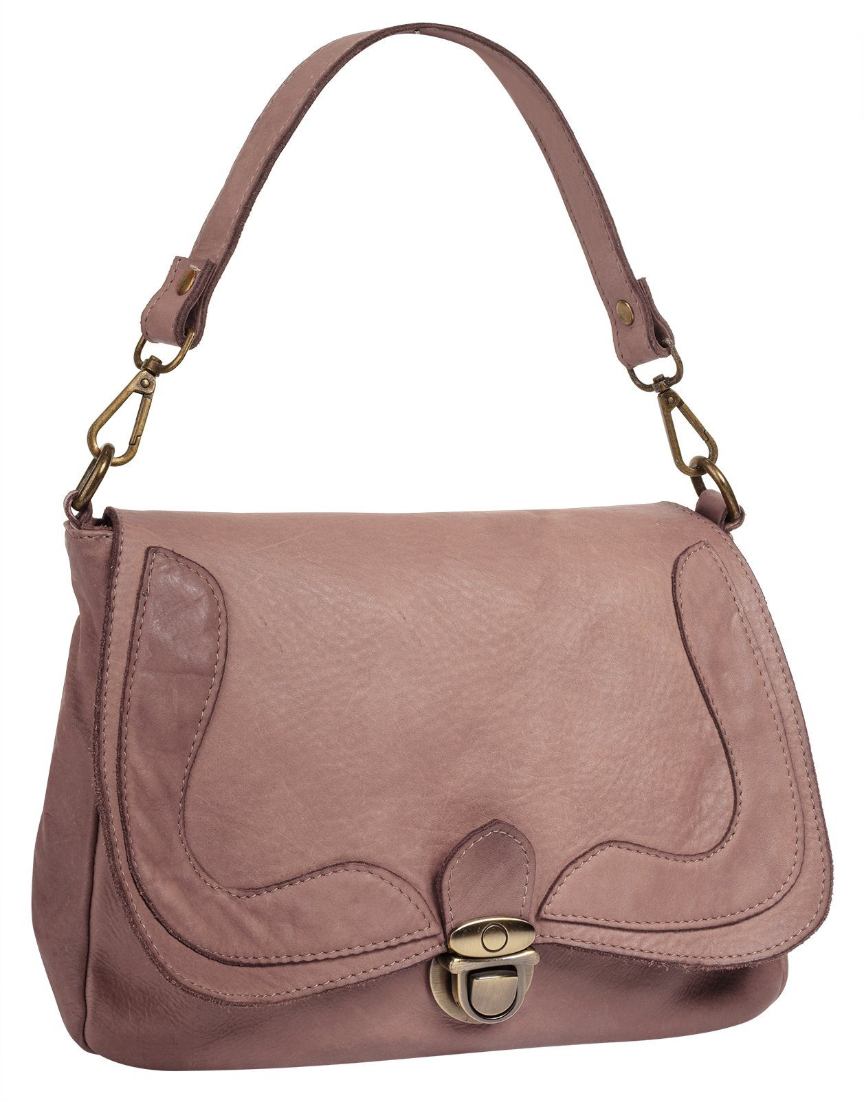 Samantha Look Schoudertas echt leer, made in italy
