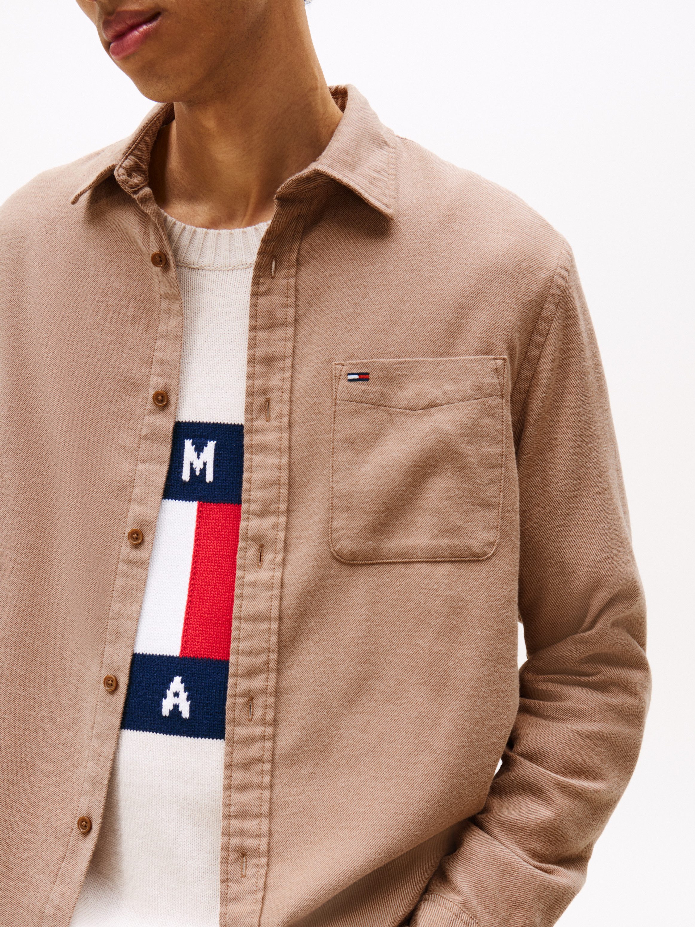 TOMMY JEANS Flanellen overhemd TJM FLANNEL