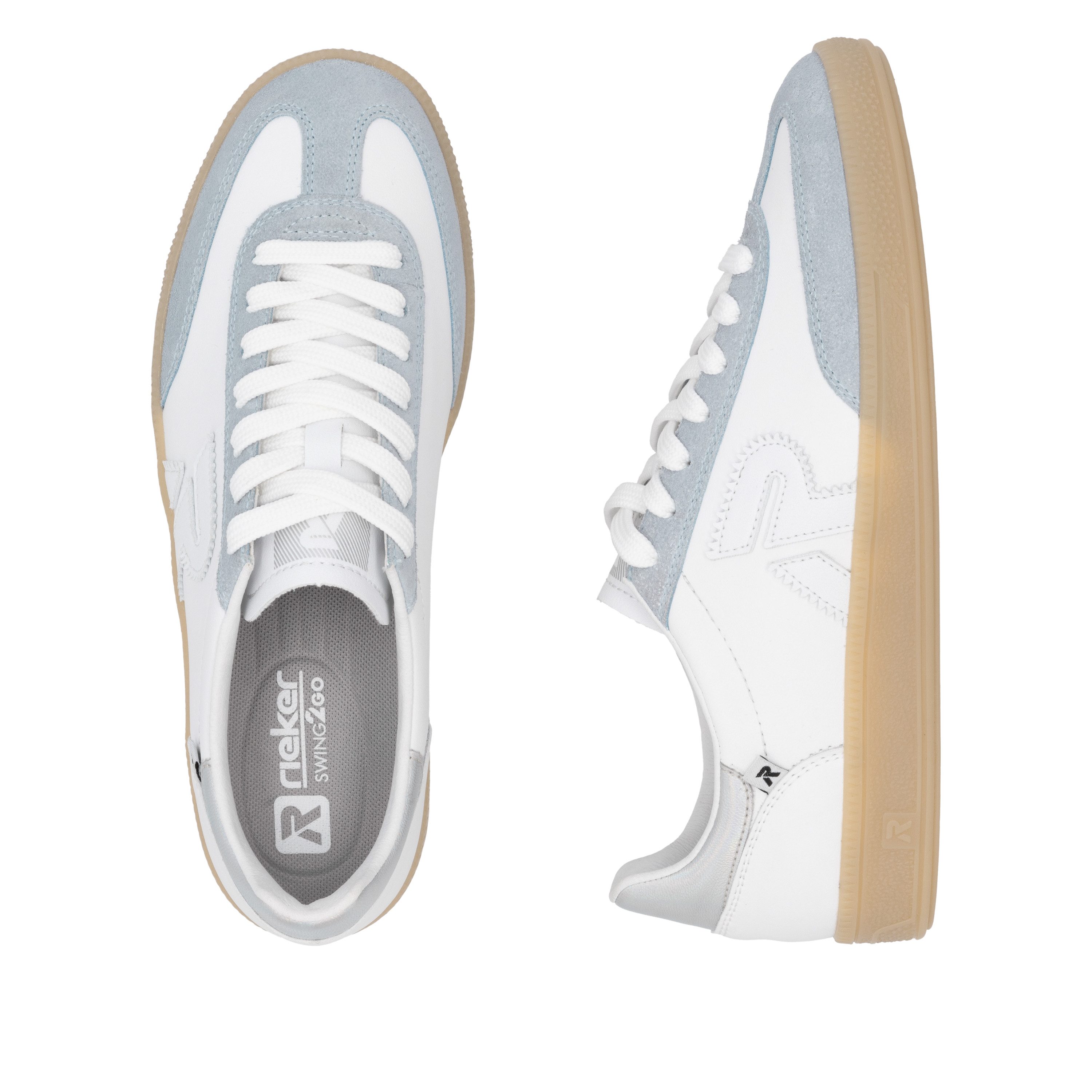 RIEKER Sport Sneakers San Diego , retro-sneaker, vrijetijdsschoen, lage schoen met uitneembaar voetbed