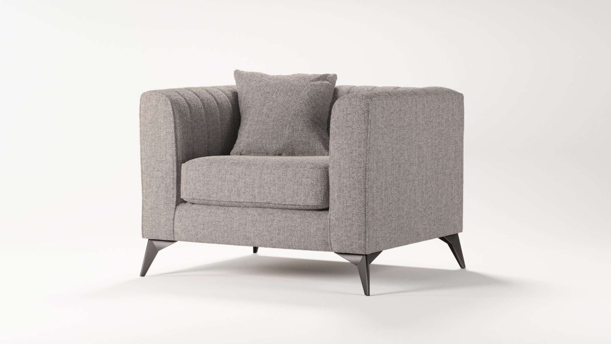 Places of Style Fauteuil MATTHEW loungestoel, afmetingen B/D/H: 99/86/74 cm