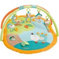 fehn speelboog sleeping forest 3d-activity-deken met speelkleed multicolor