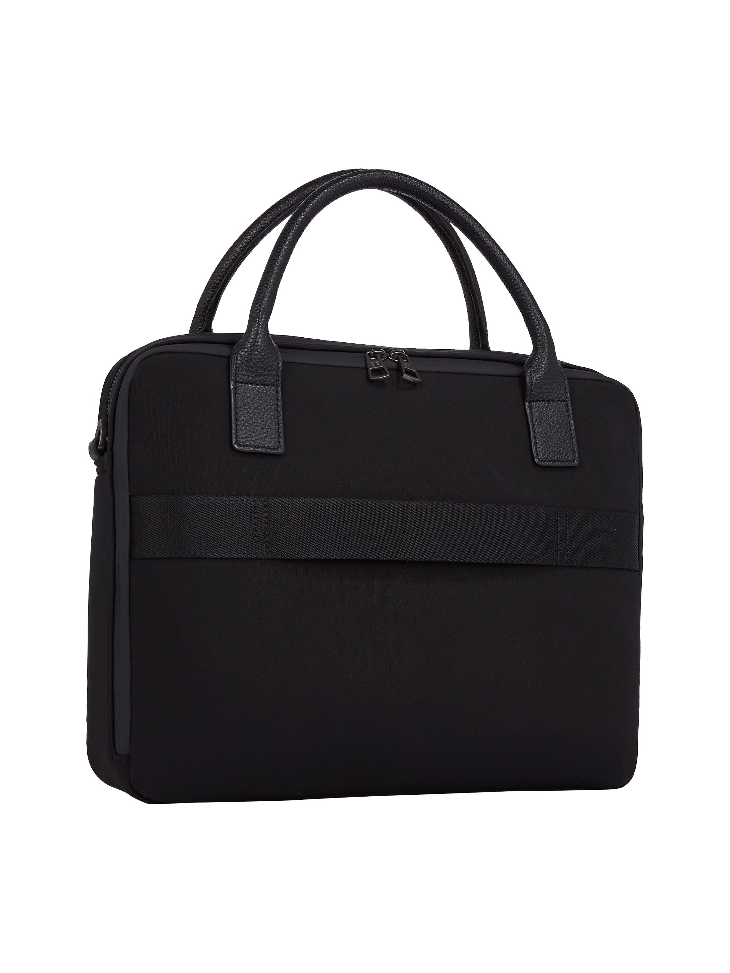 Tommy Hilfiger Laptoptas TH NYLON COMPUTER BAG , heren handtas, schoudertas met afneembare schouderriem