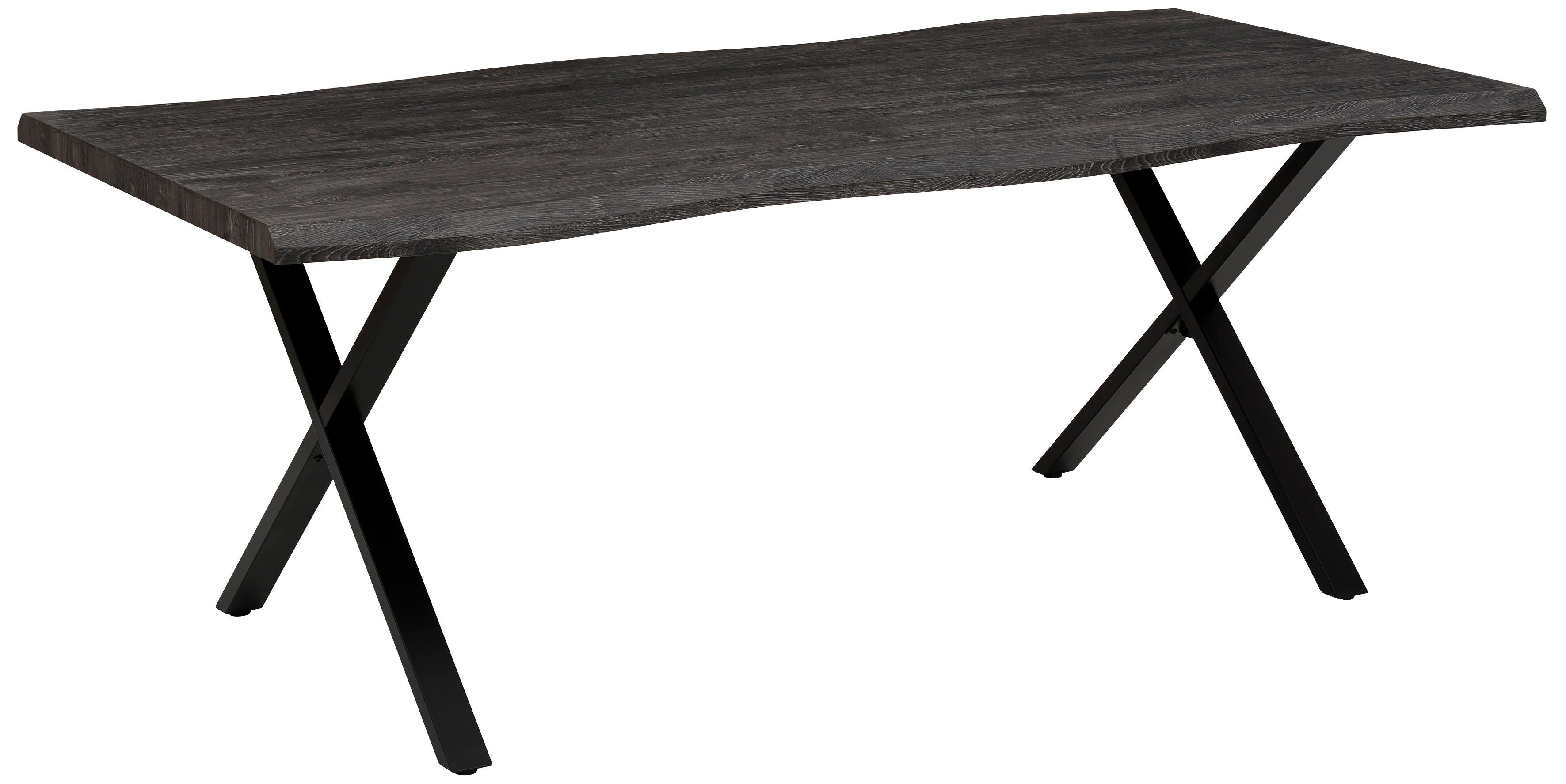 HELA Eettafel GRETA BESTSELLER Boomrandtafel (nabootsing), verschillende maten, 46mm dikte, keukentafel
