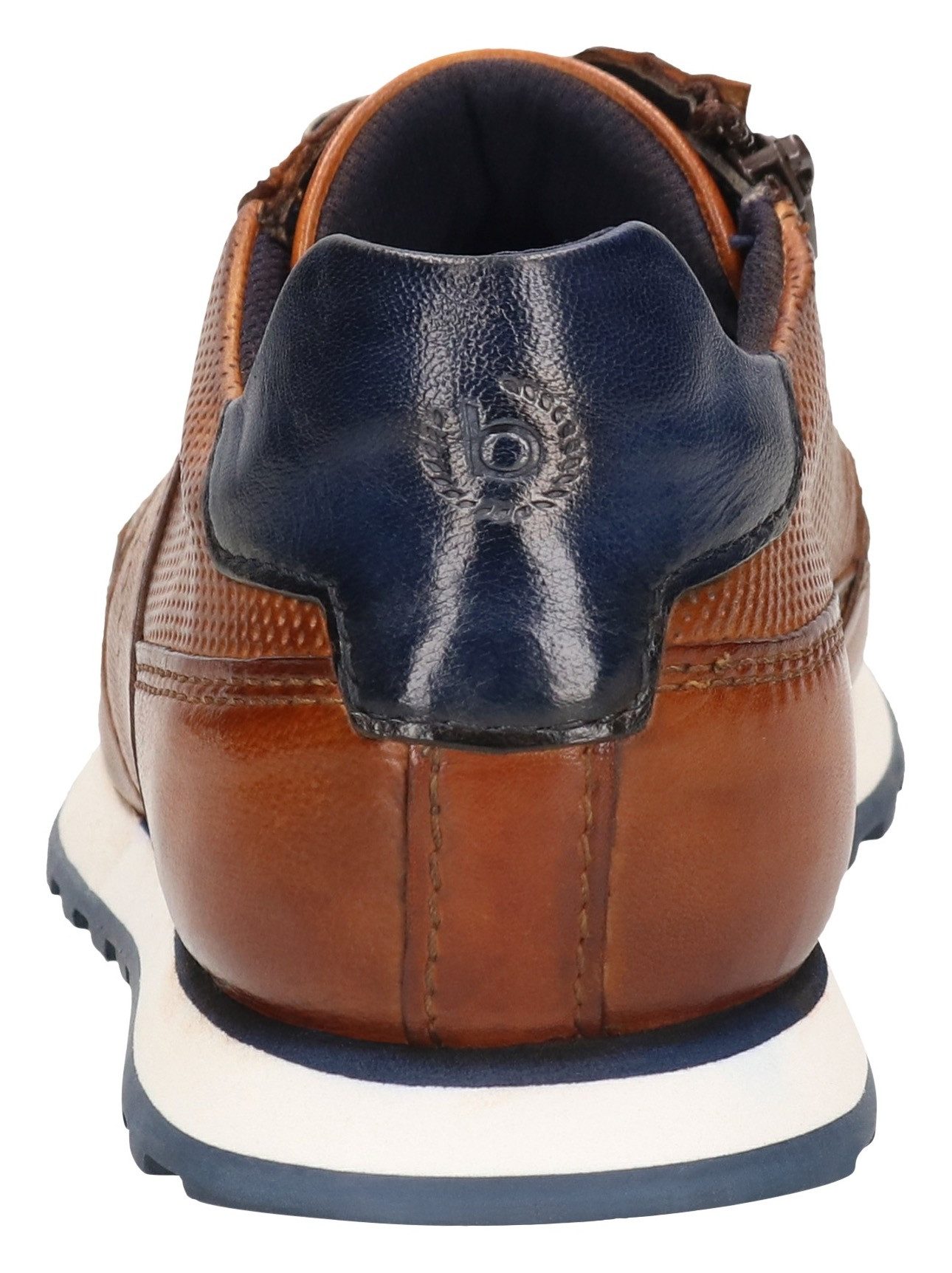 Bugatti Sneakers vrijetijdsschoen, lage schoen, veterschoen met contrast bies