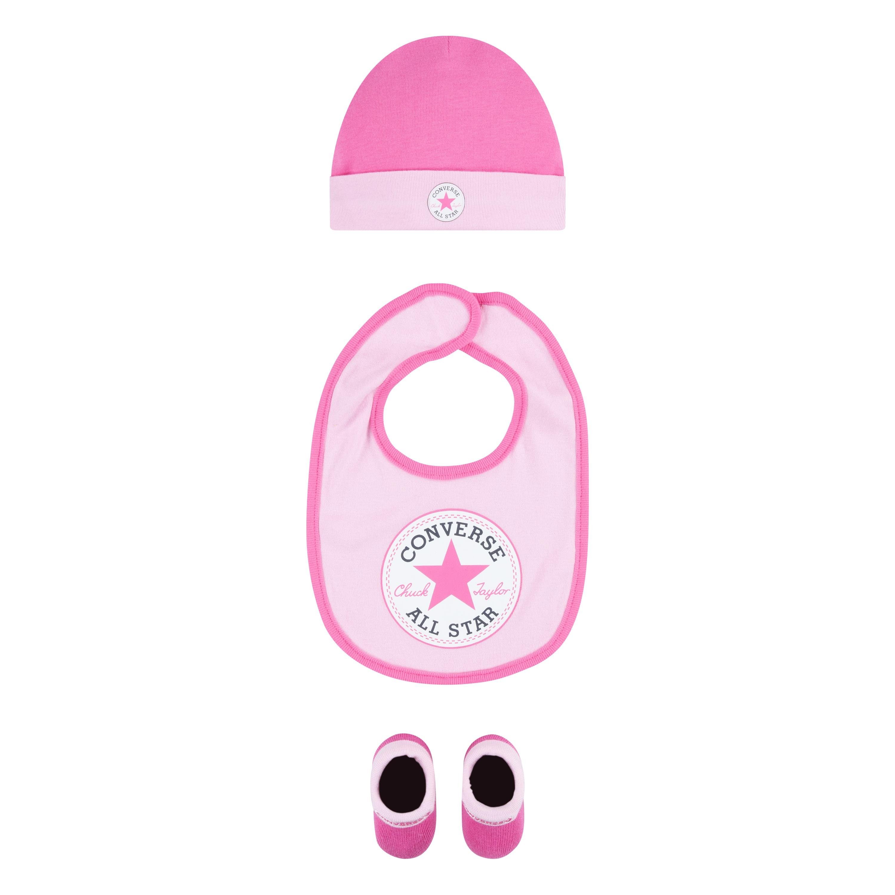 Converse Newborn-cadeauset CHUCK INFANT HAT BIB BOOTIE SET 3PC (3-delig)