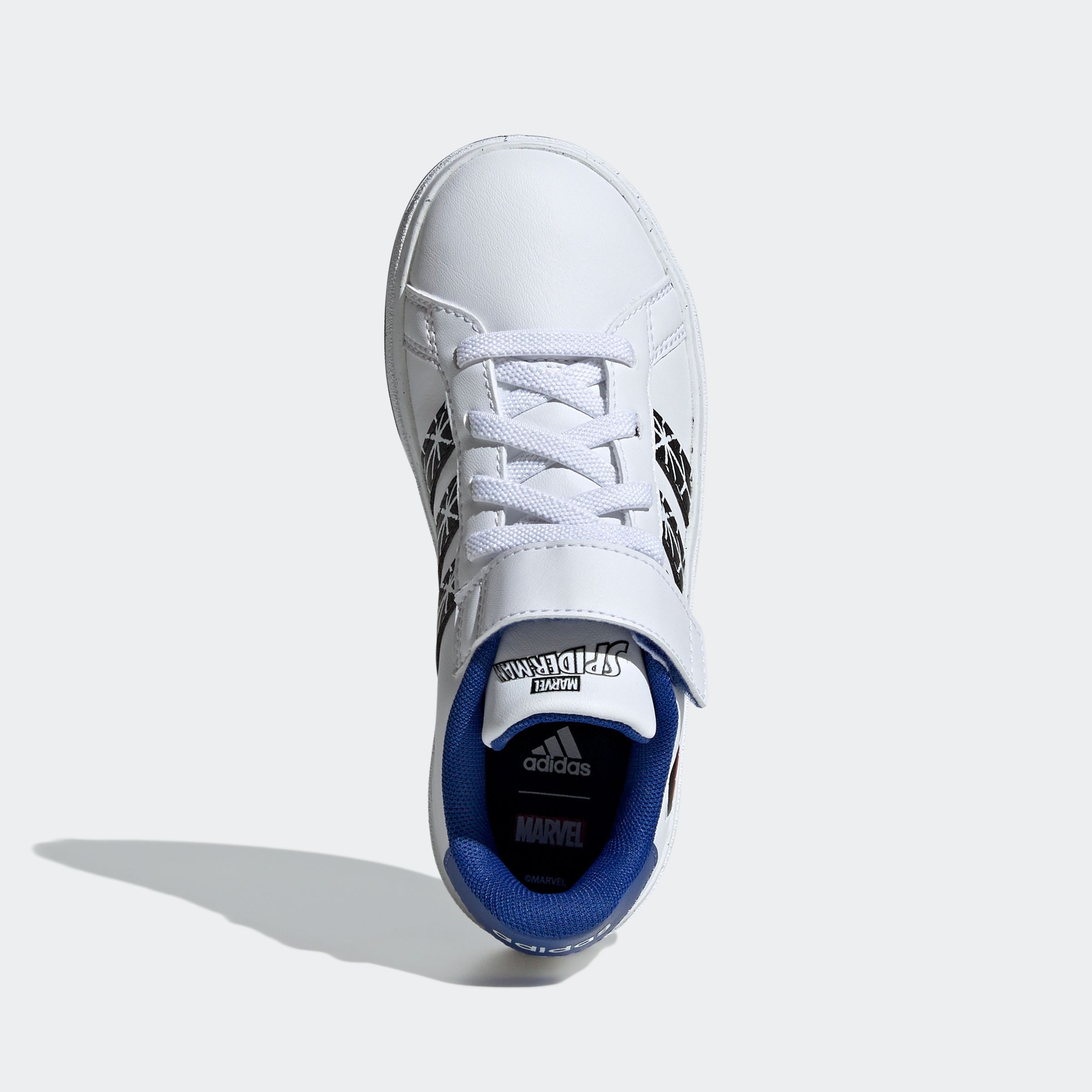 adidas Sportswear Sneakers MARVEL’S SPIDER-MAN GRAND COURT KIDS Design geïnspireerd op de adidas Superstar
