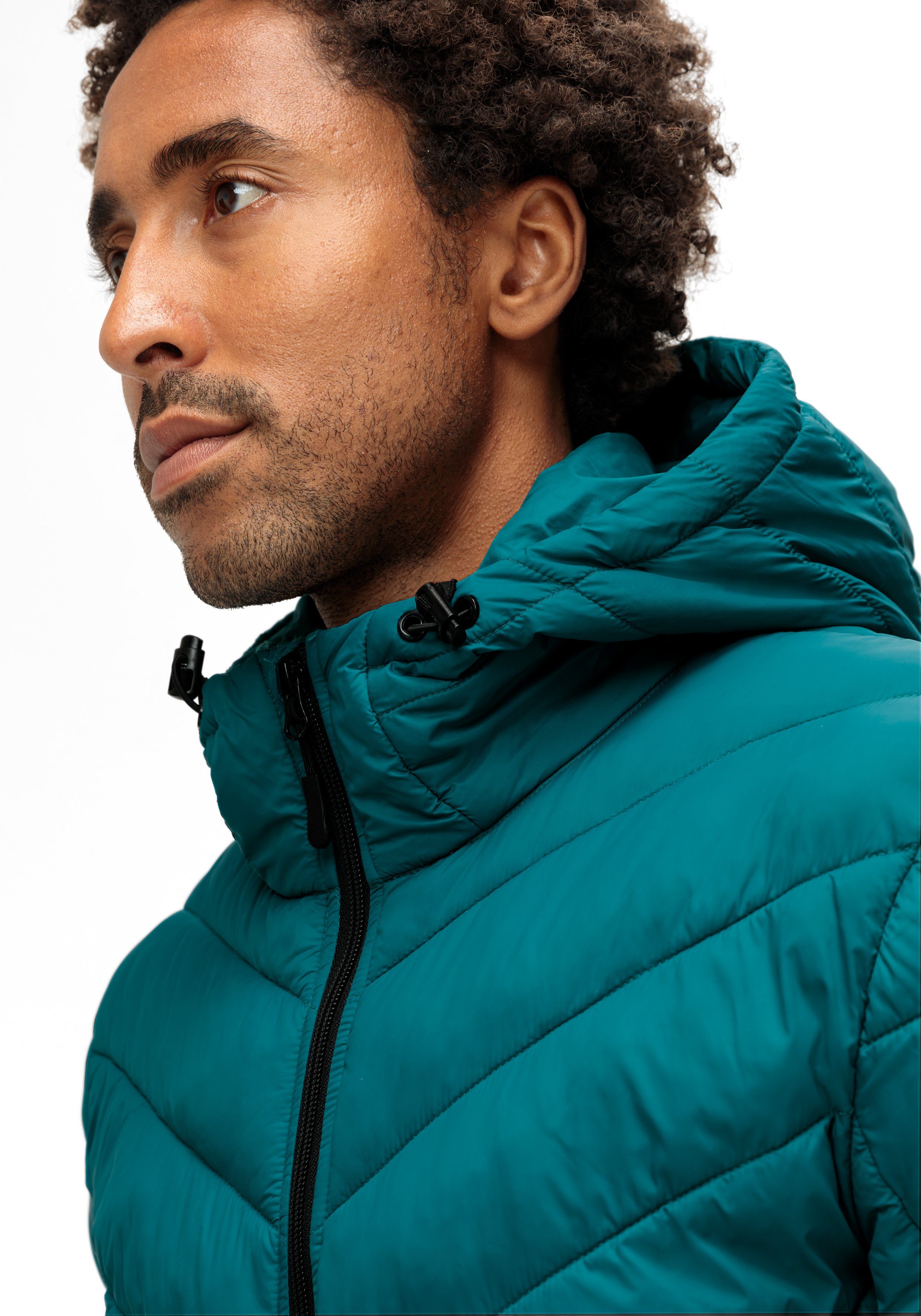 Maier Sports Outdoorjack Loket M Heren wandeljas, ademende jas met capuchon