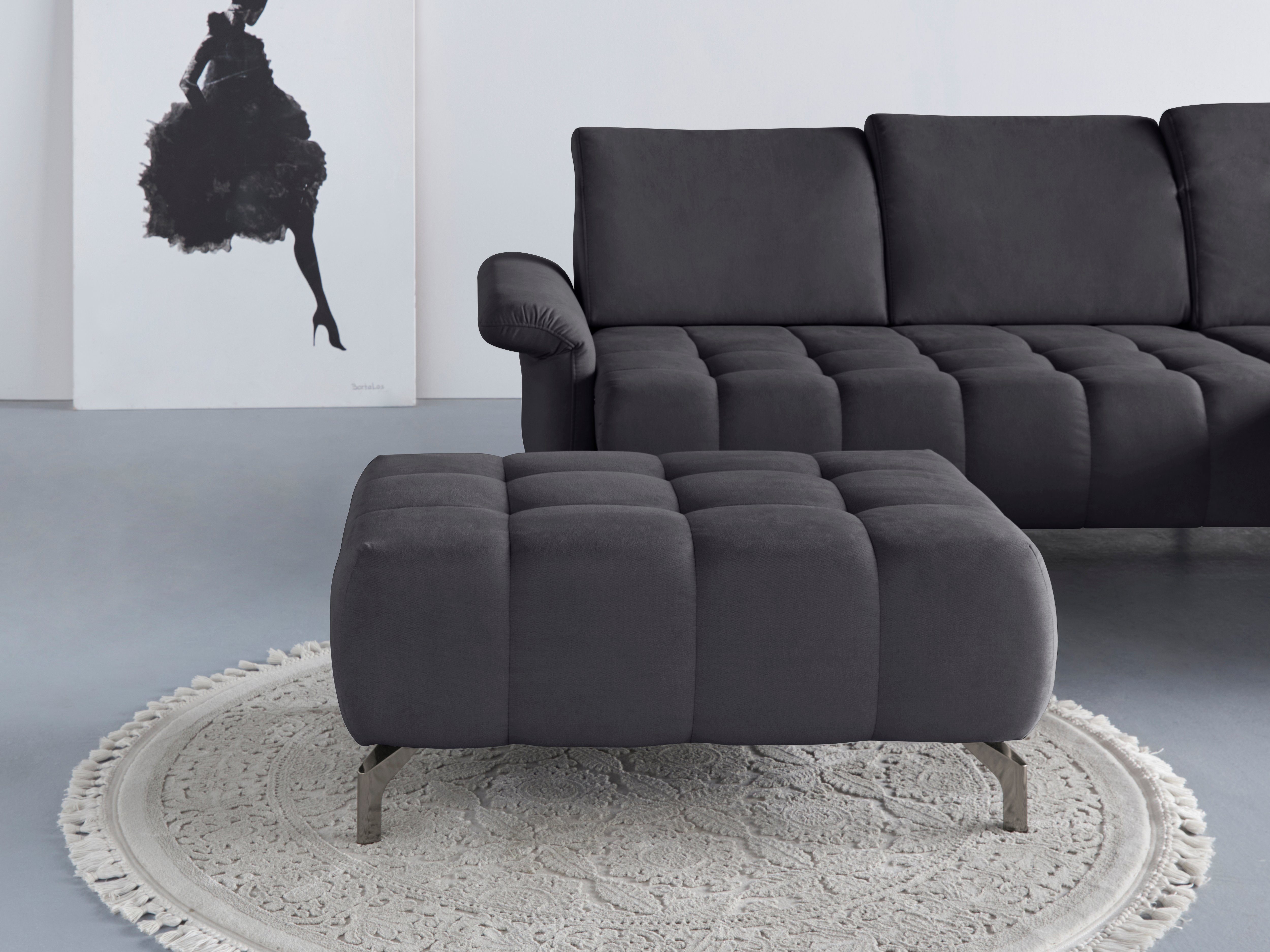 INOSIGN Hocker Fresh passend bij de fresh hoekbank, ook verkrijgbaar met olympia easy clean bekleding hockers maat Olympia Easy clean grijs