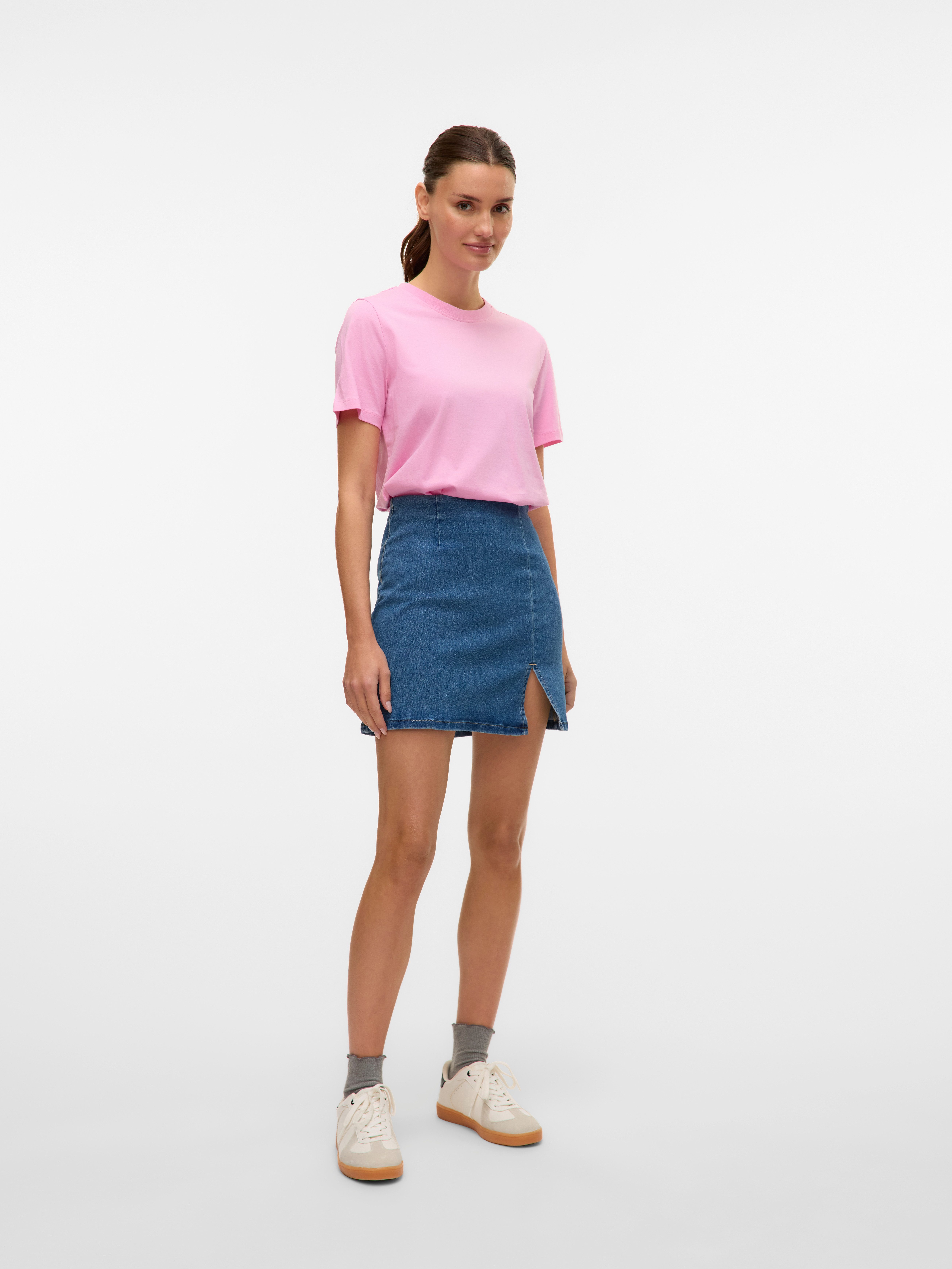 Vero Moda Jeans rok VMNELLY HR SHORT SKIRT DNM MIX NOOS