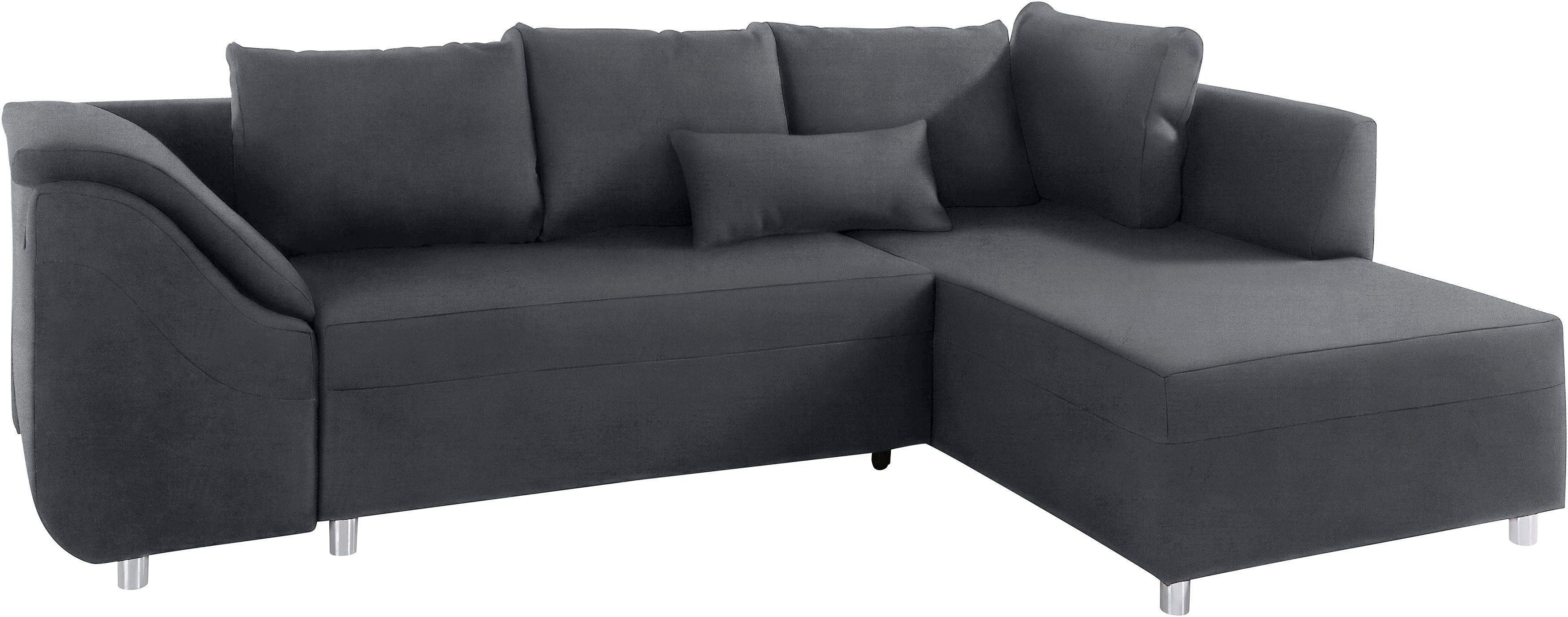 COLLECTION AB Hoekbank Sally L-vorm met en zonder slaapfunctie, inclusief losse rug- en sierkussens