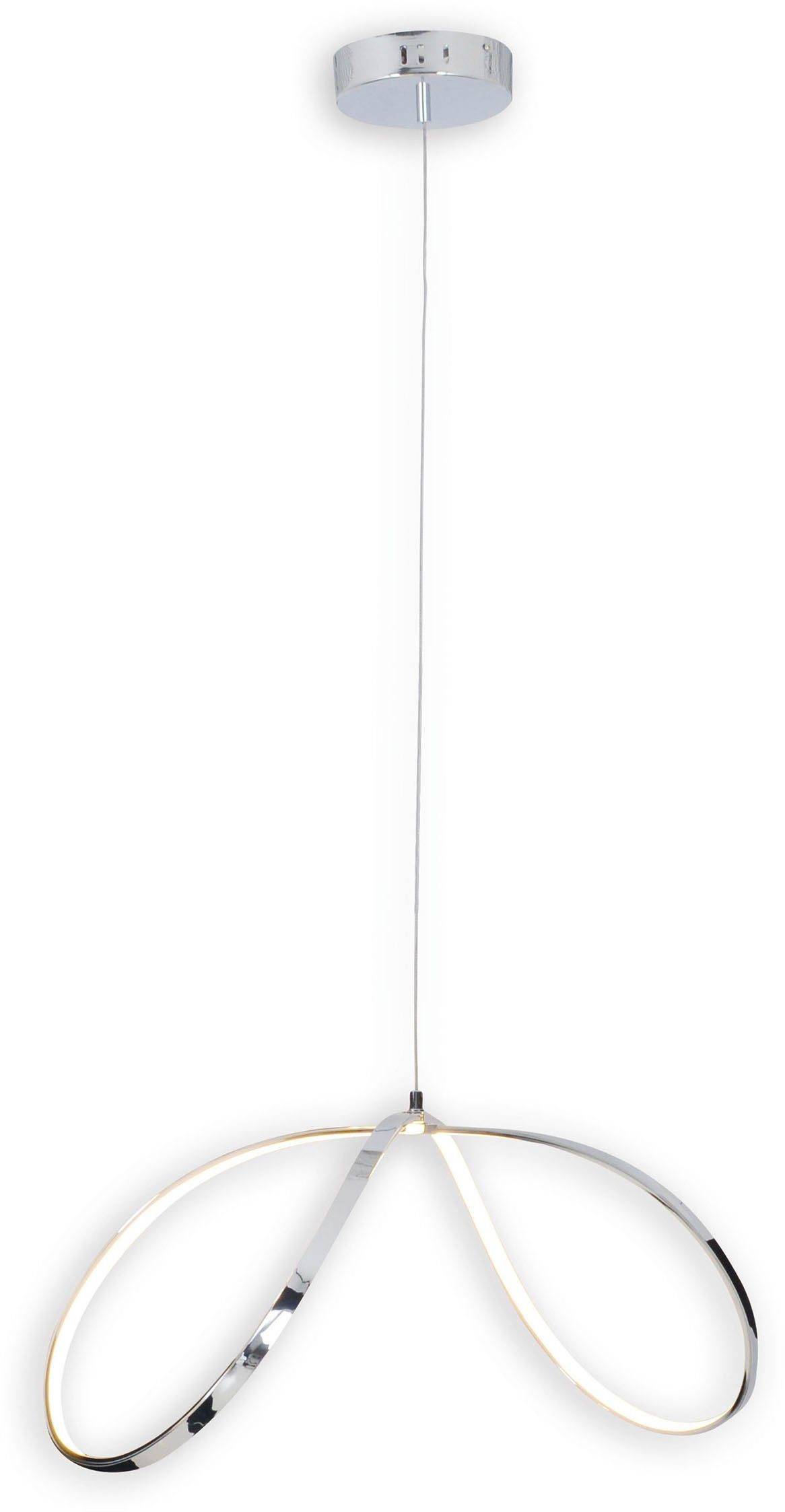 näve Led-hanglamp Loop Line modern ontwerp, aangenaam licht (1 stuk)