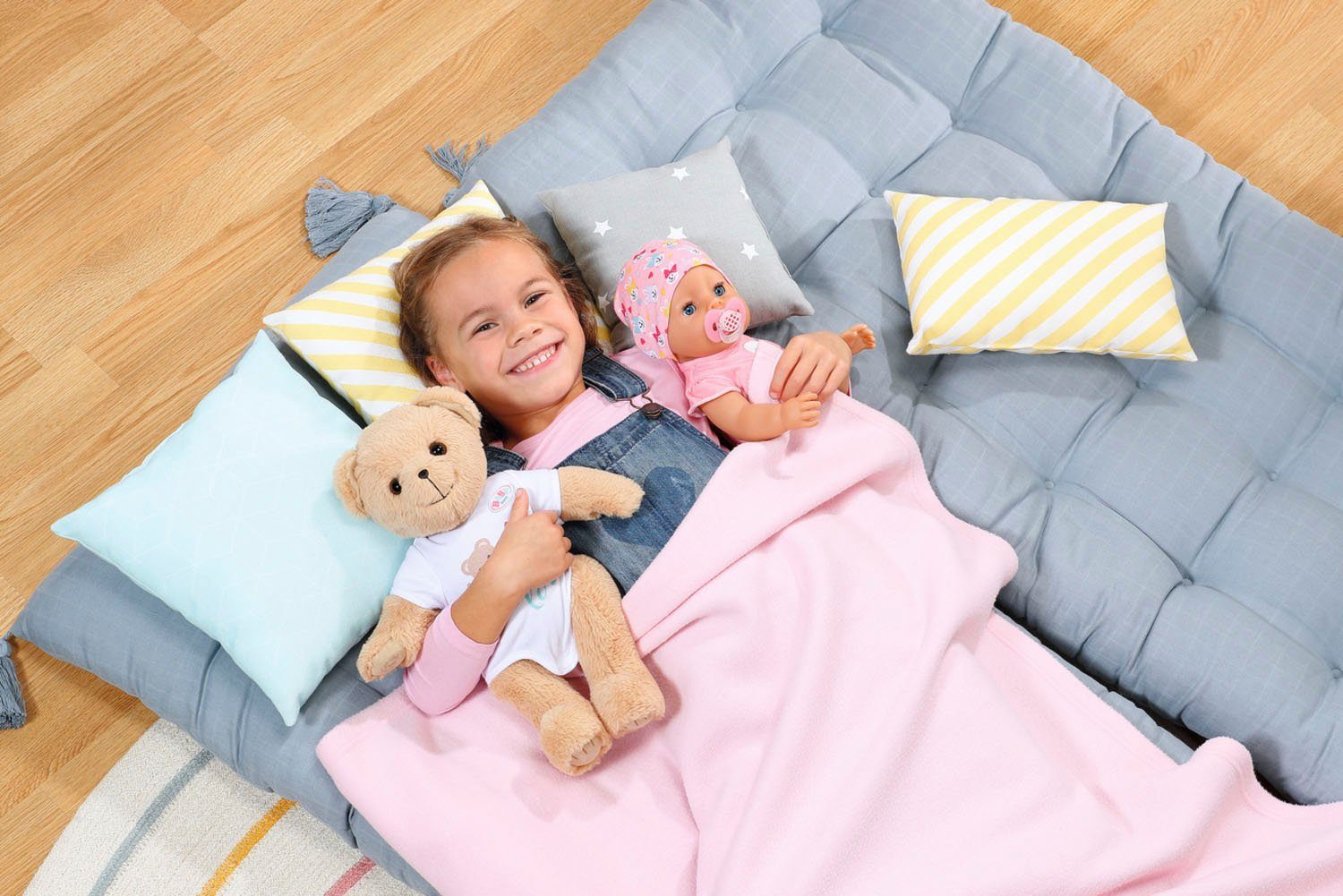 Baby Born Knuffelbeest Teddy beer, wit inclusief boxpakje - teddybeer