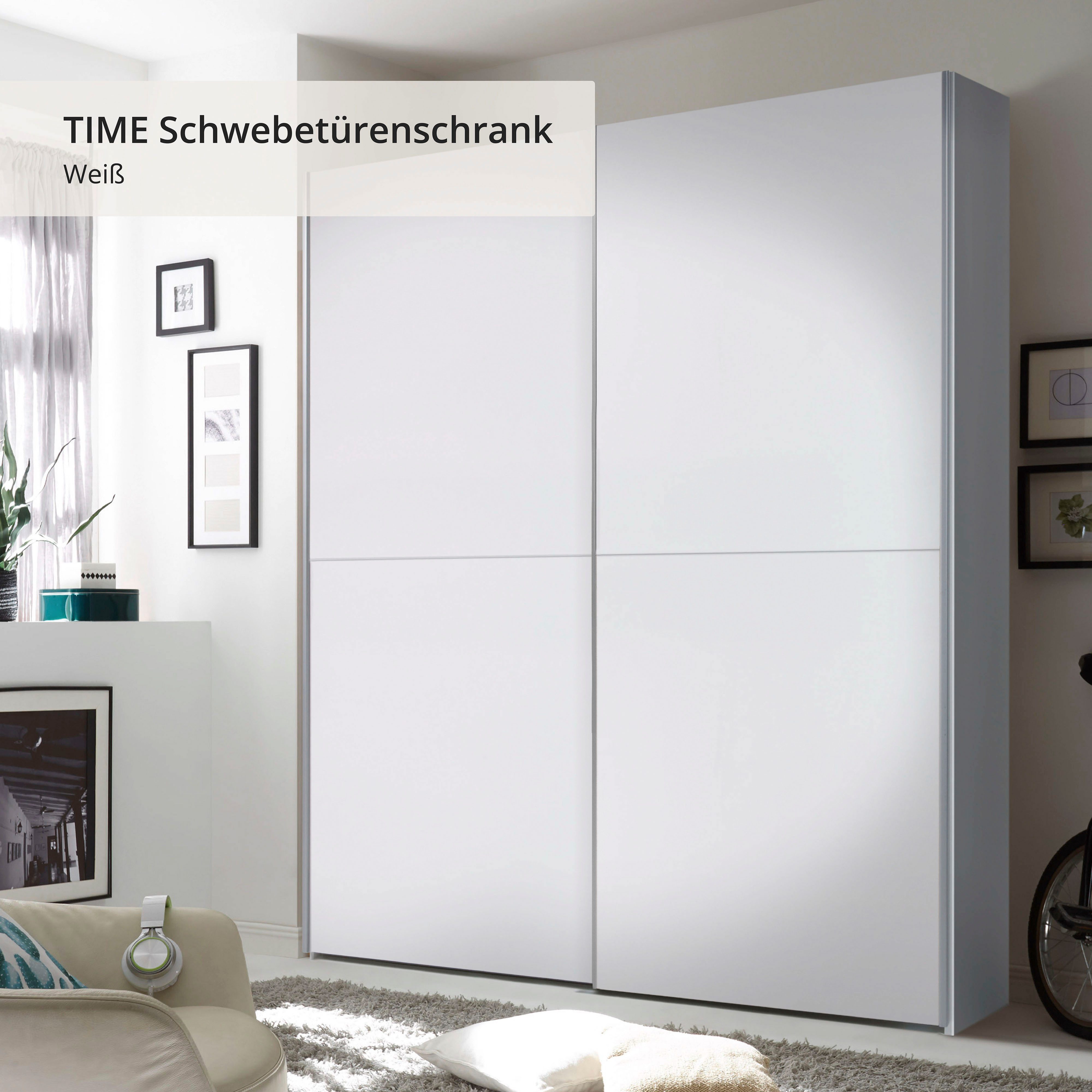 Schlafkontor Schuifdeurkast Time kast, kledingkast met schuifdeuren