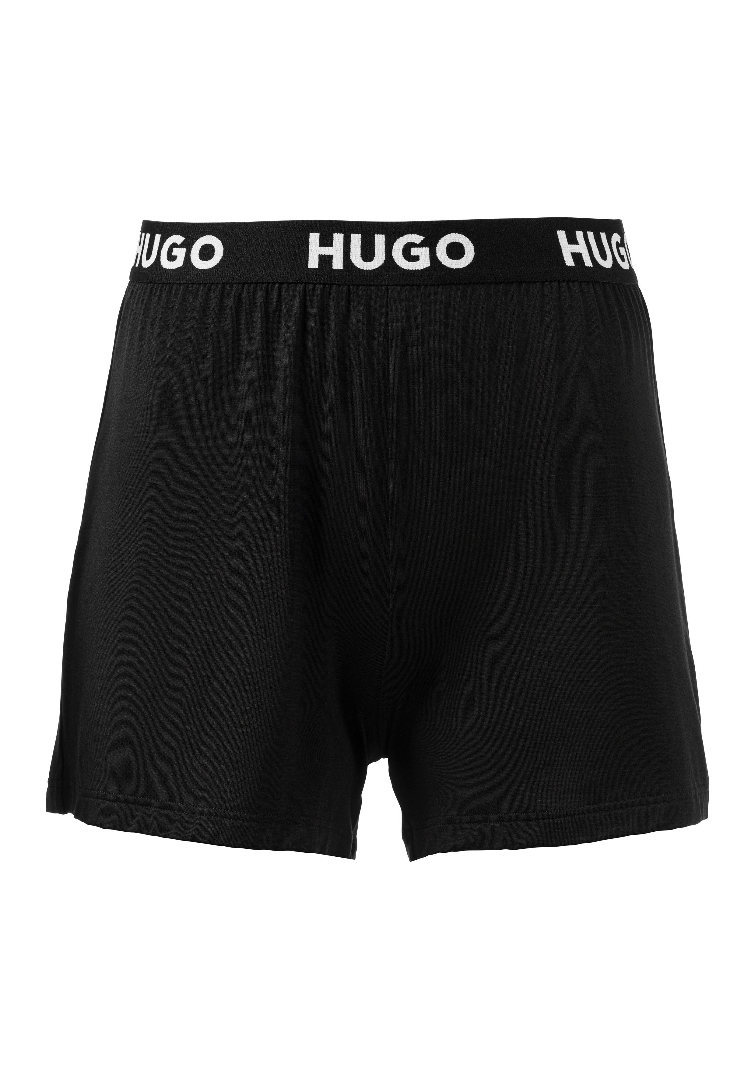 HUGO underwear Pyjamashort UNITE_SHORTS 10247048 01 met hugo logo-elastiekband aan de tailleband