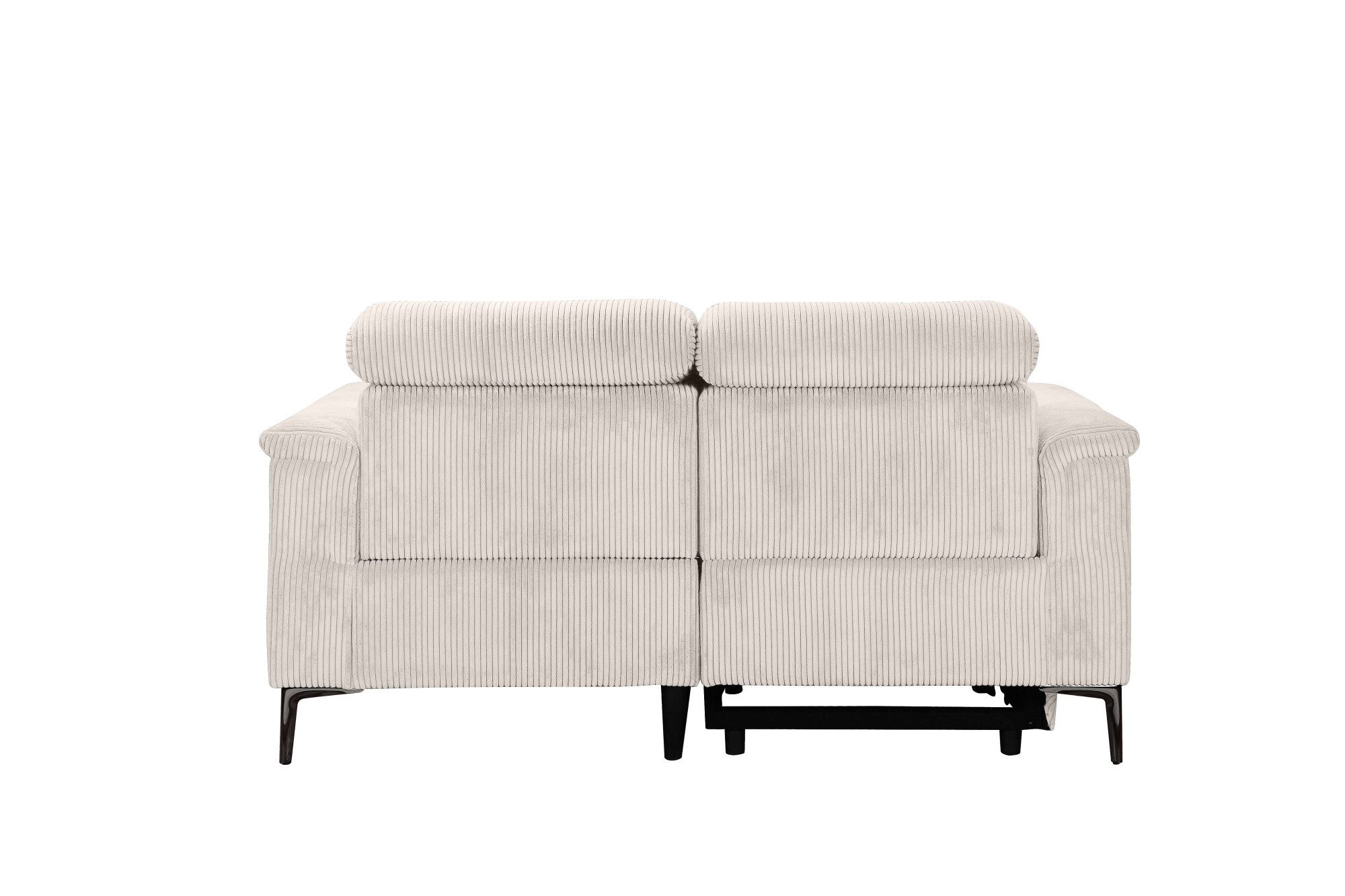 Places of Style 2-zitsbank Lund in Cord, met handmatige of elektrische