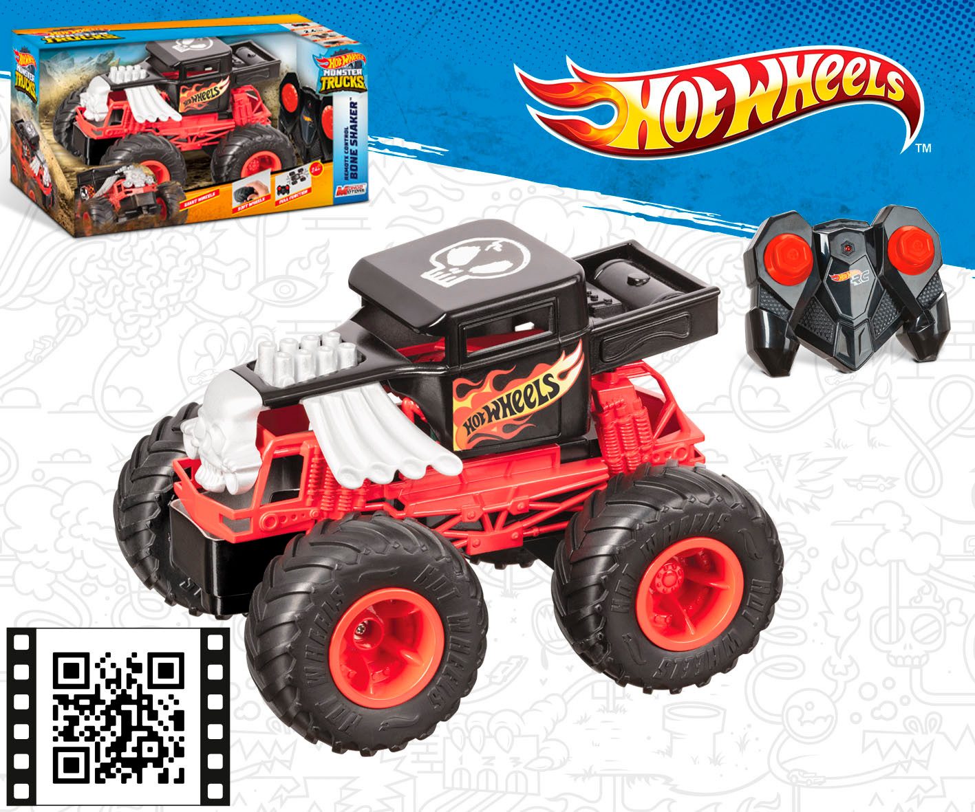 Happy People Rc-monstertruck HOT WHEELS Bone Shaker