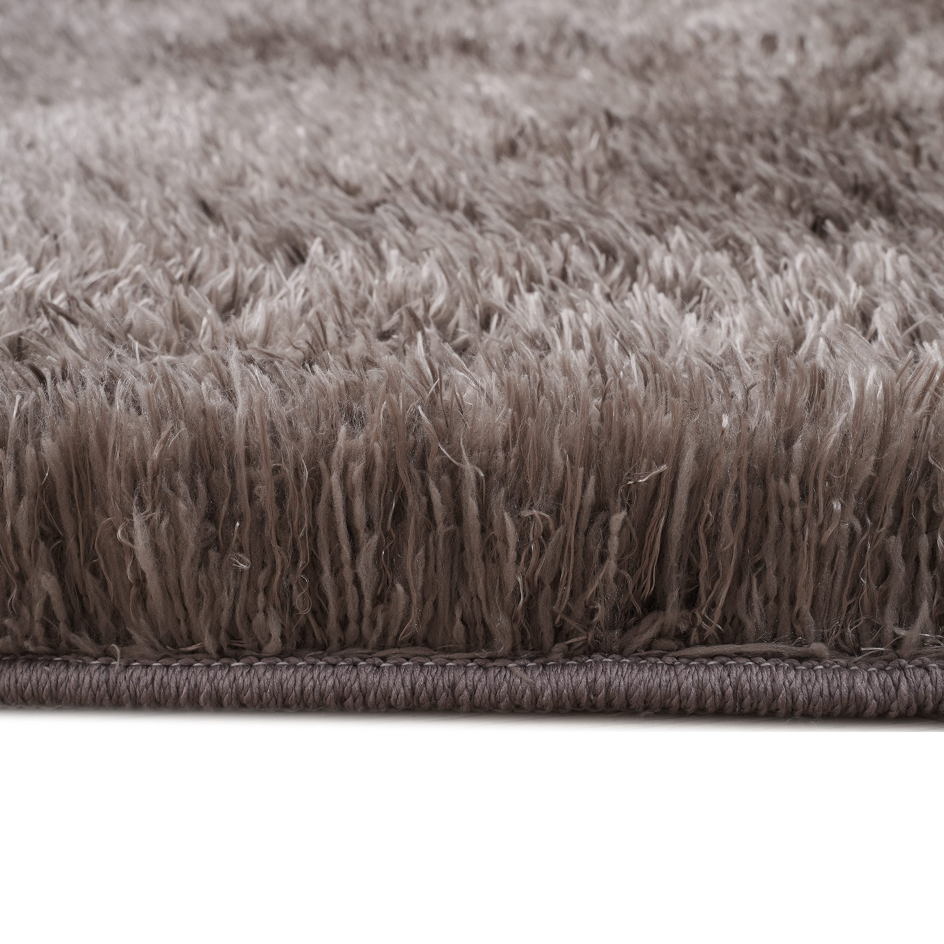 my home Hoogpolig vloerkleed Micro Shaggy zacht, unikleuren, woonkamer, slaapkamer, kinderkamer