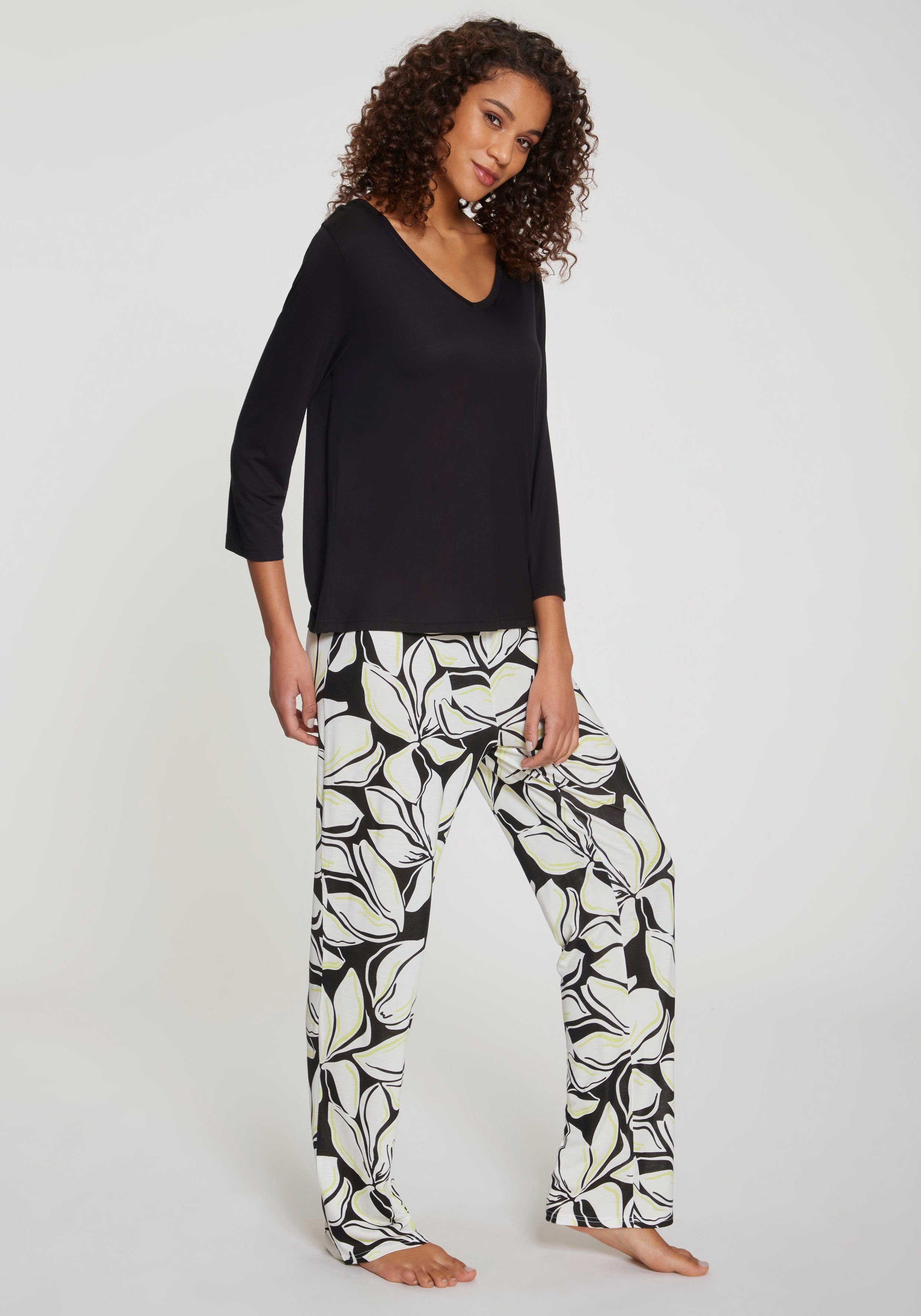 Vivance Dreams Pyjama met print all-over (2-delig)