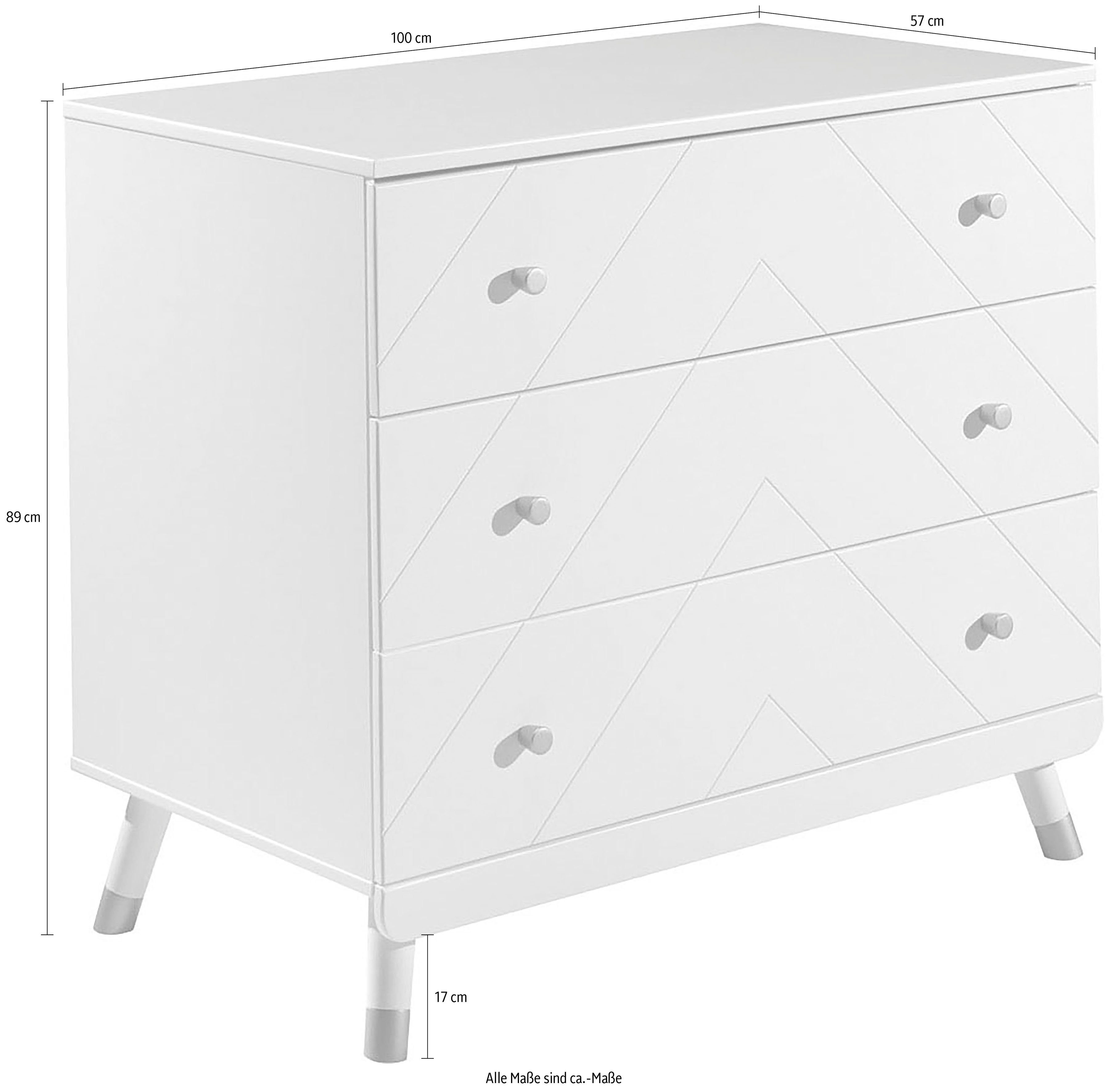 Vipack Ladekast BILLY MDF-oppervlak