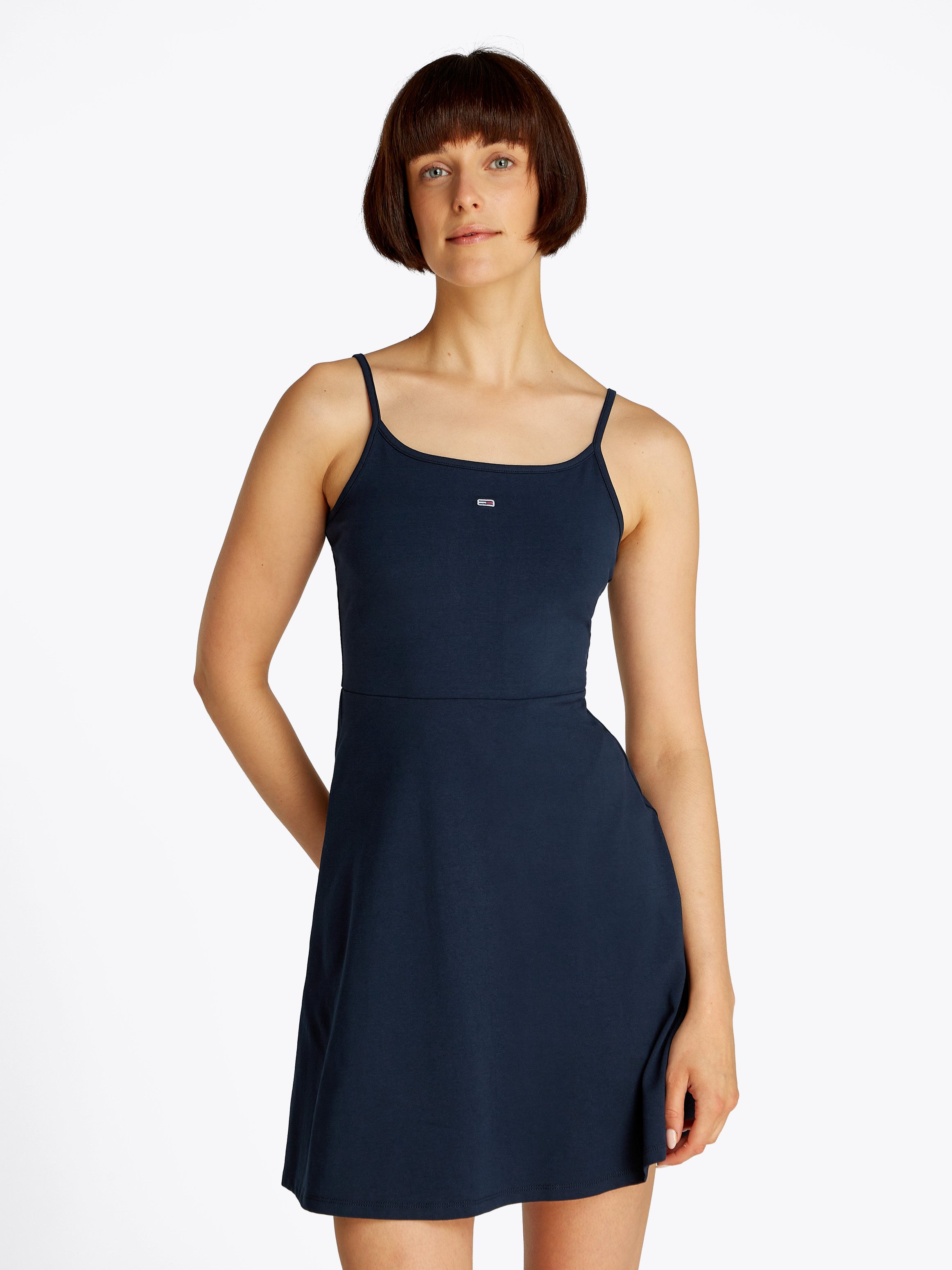 TOMMY JEANS Skaterjurk TJW ESSENTIAL STRAP FLARE DRESS