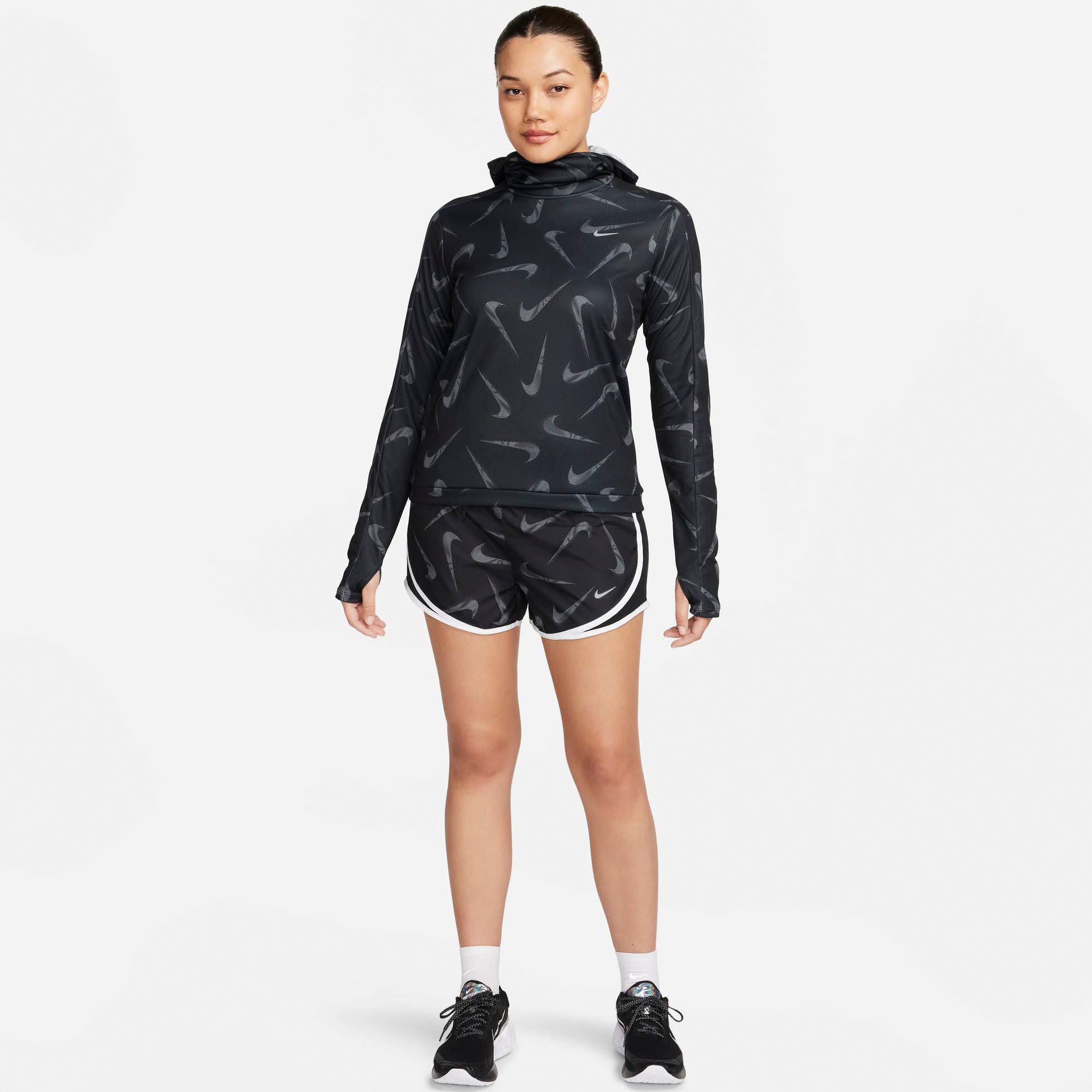 Nike Runningshirt SWOOSH WOMEN'S PRINT PACER HOODED JACKET