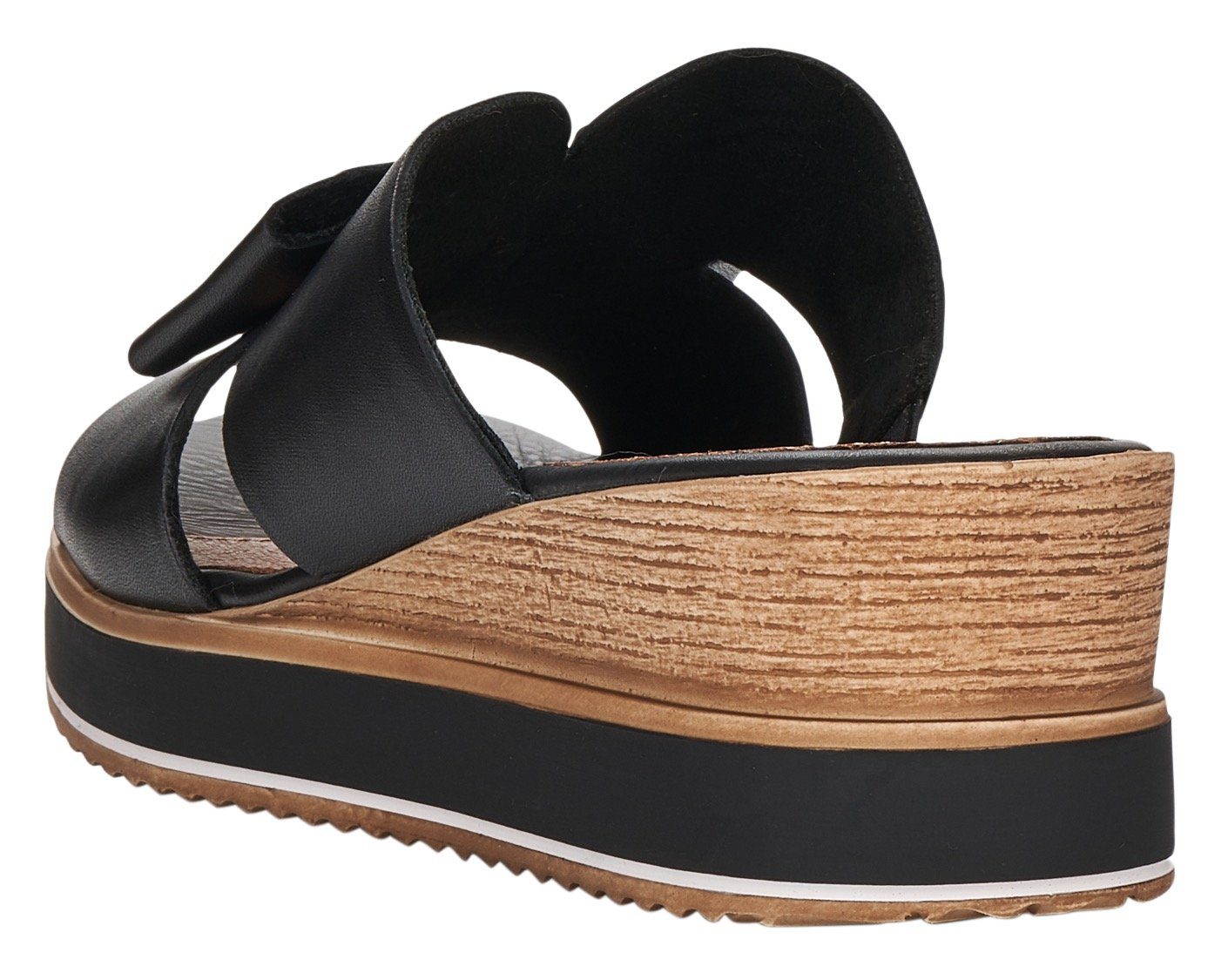 Remonte Slippers , sleehak, zomerschoen met mooie sierstrik