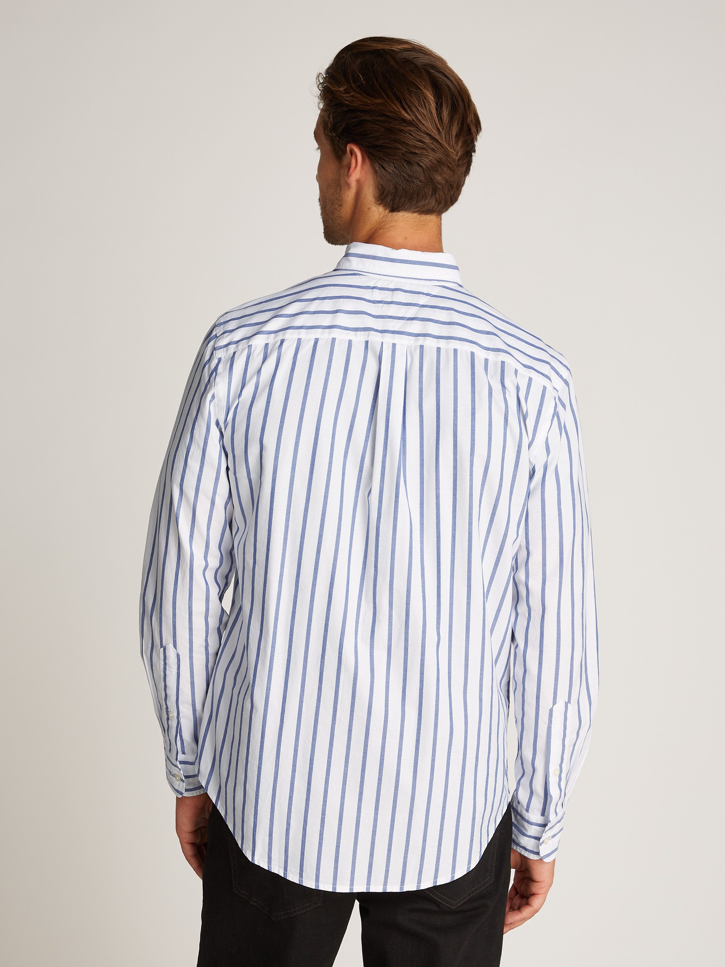 Tommy Hilfiger Businessoverhemd FLEX POPLIN NAUTICAL STP SHIRT