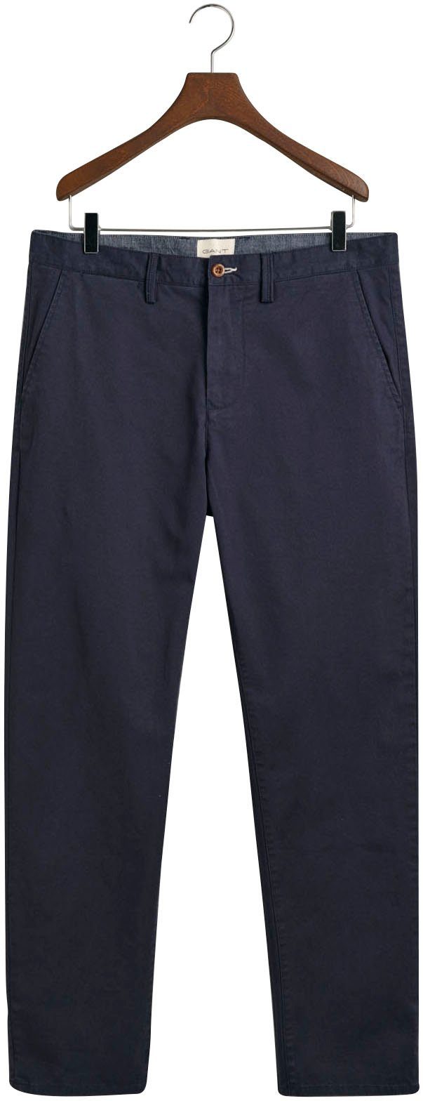 Gant Chino REGULAR TWILL CHINOS Regumit gevoerde zijzakken