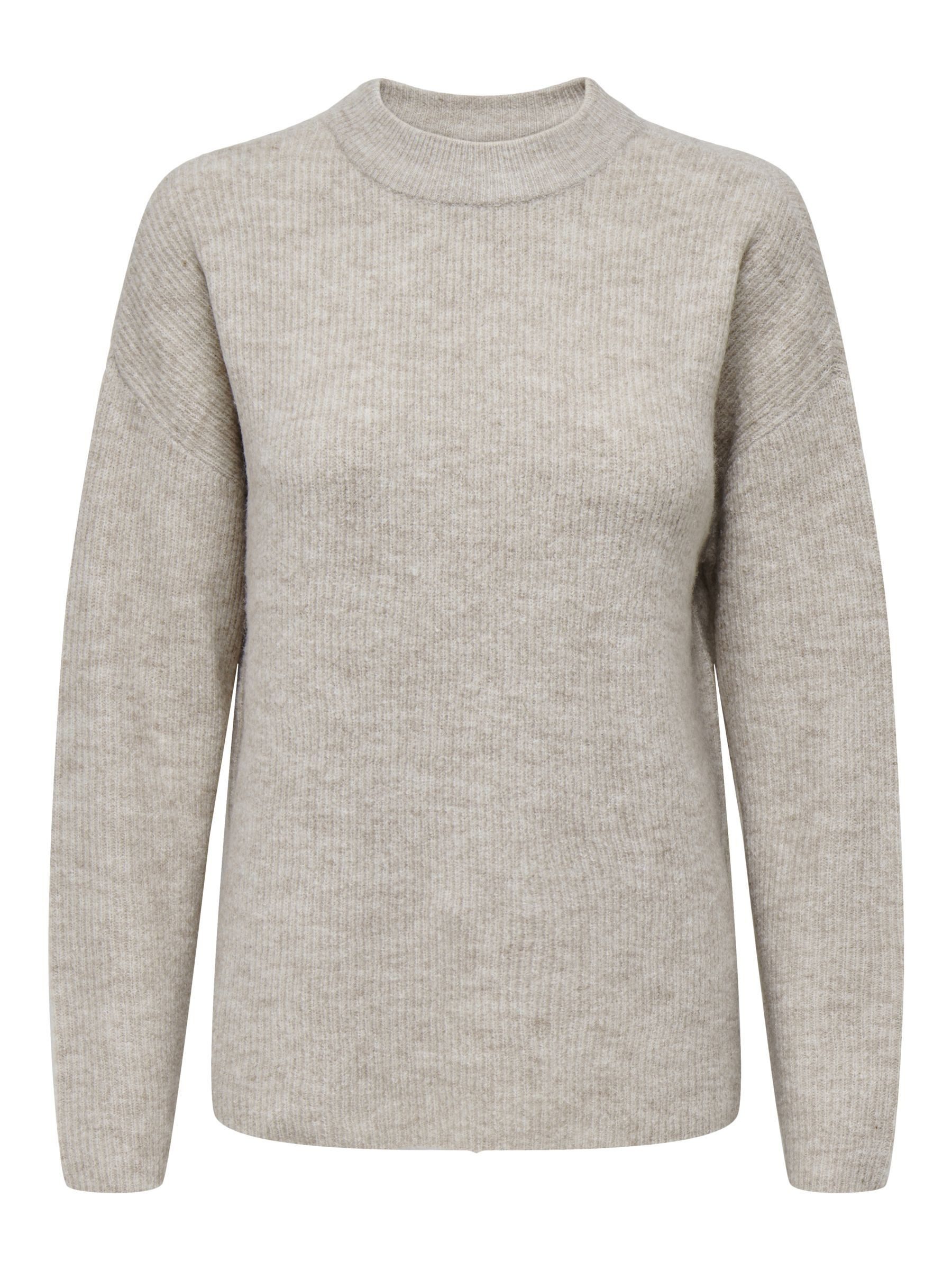 Only Gebreide trui ONLCAMILLA O-NECK L/S PULLOVER KNT