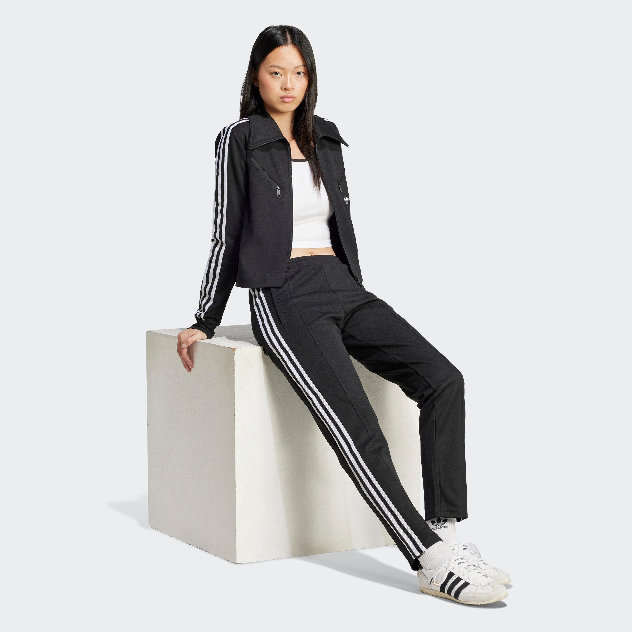 adidas Originals Shirt met lange mouwen 3S LS CROP