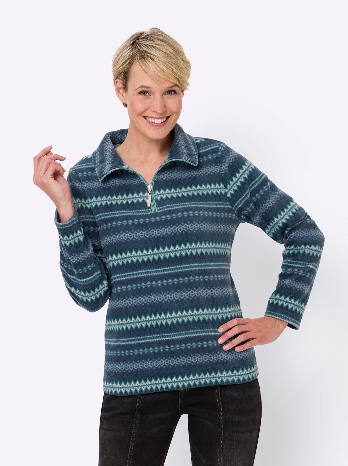 Classic Basics Fleece-shirt Fleeceshirt (1-delig)