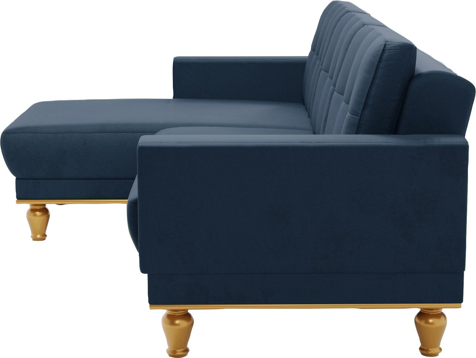 sit&more Hoekbank Orient 5 L-vorm met strassteentjes, naar keuze met slaapfunctie en bedkist
