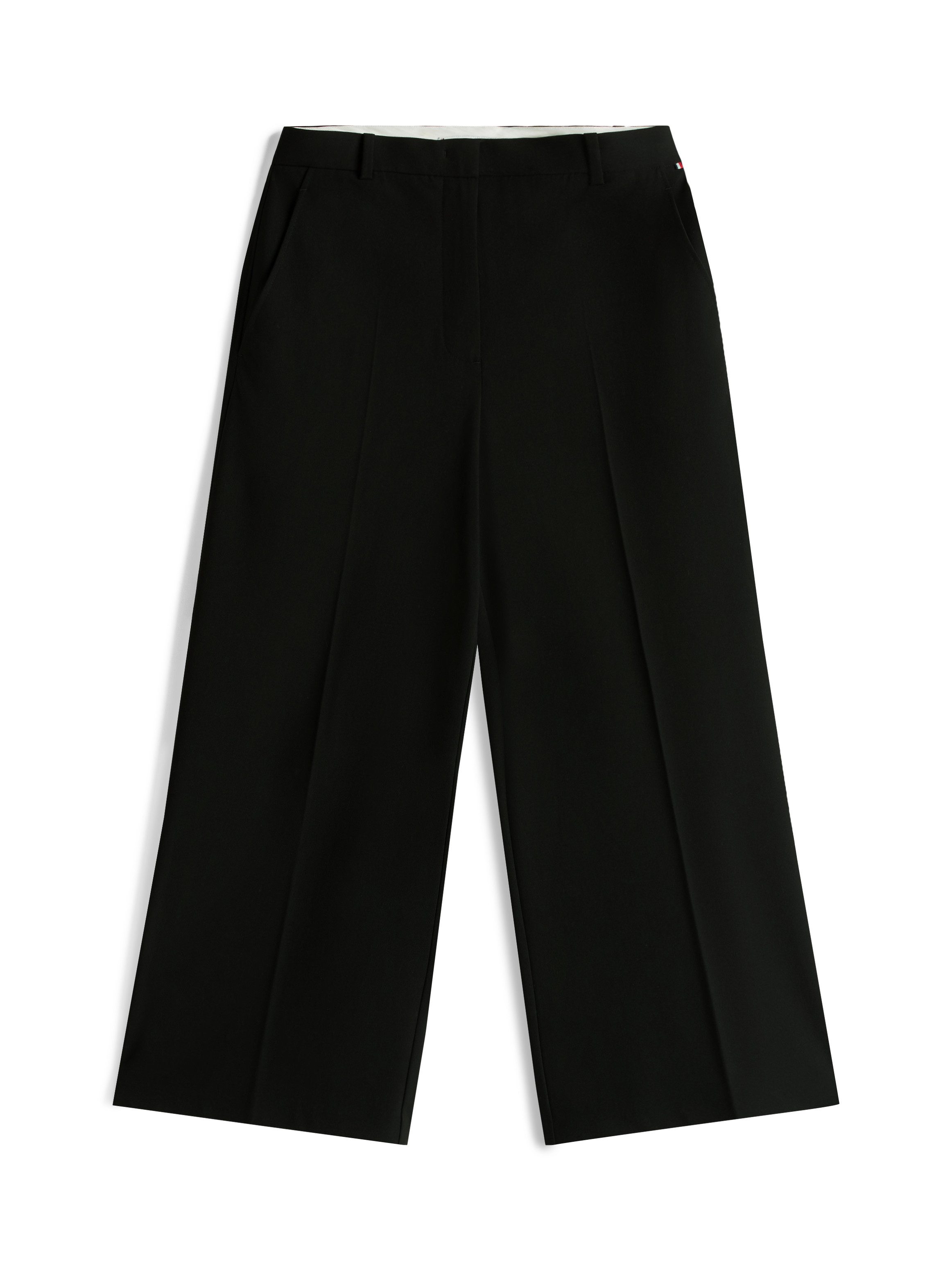 Tommy Hilfiger Geweven broek Low Normal Waist Bi-Stretch Riemlus, elastisch, onderhoudsvriendelijk kreukvrij, business casual