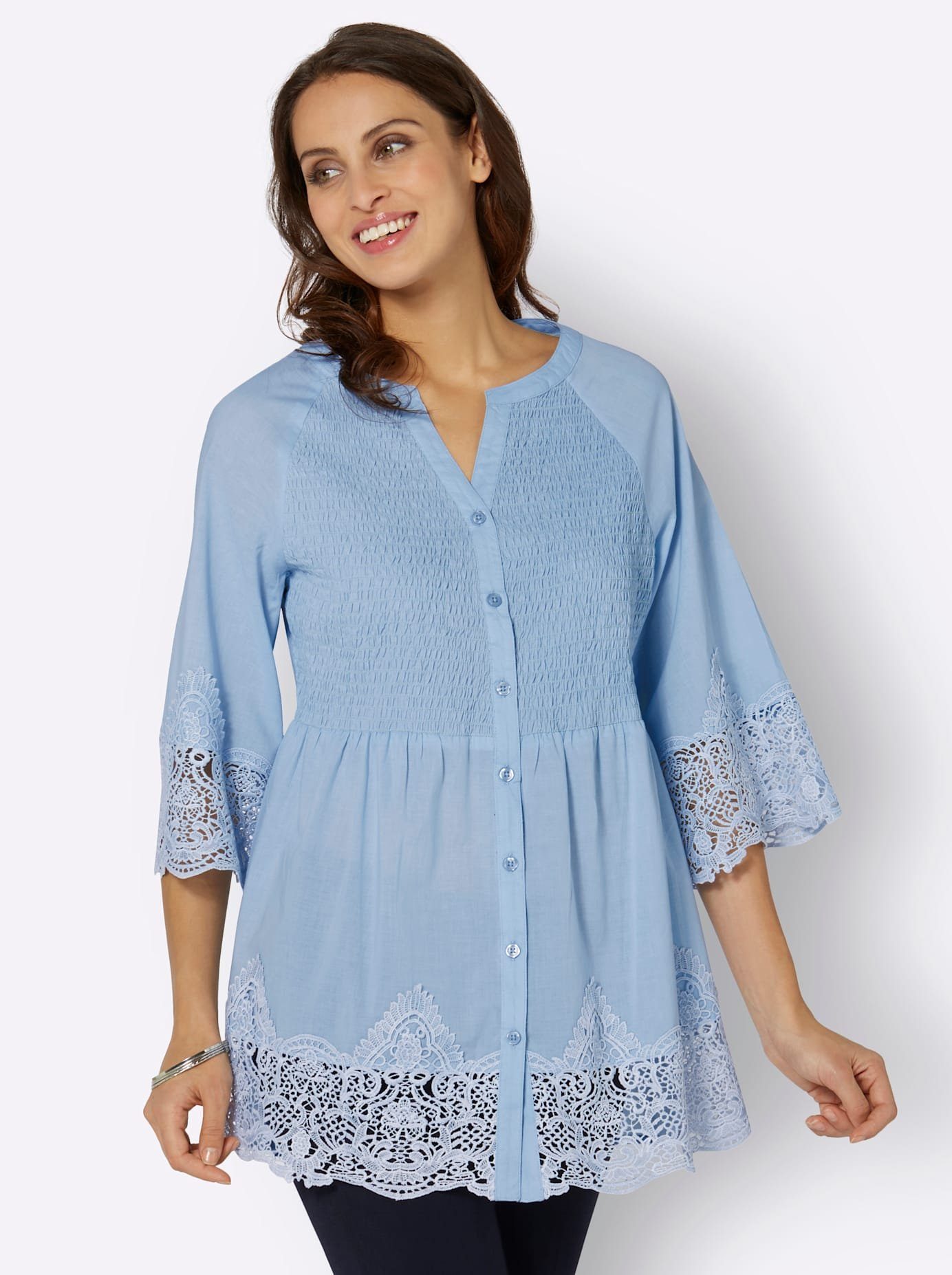Alessa W. Kanten blouse