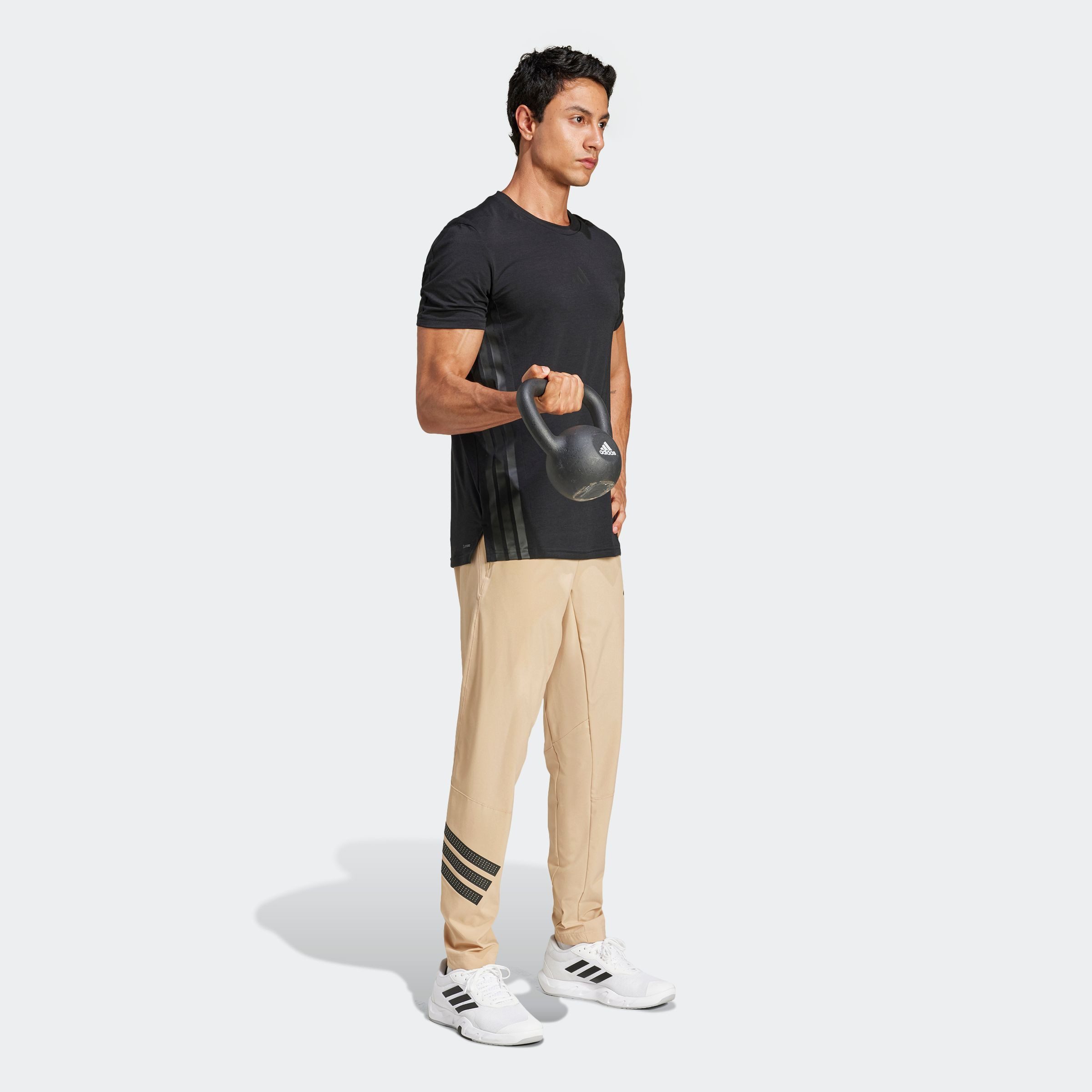 adidas Performance Sportbroek GYM+ 3S WV PANT (1-delig)