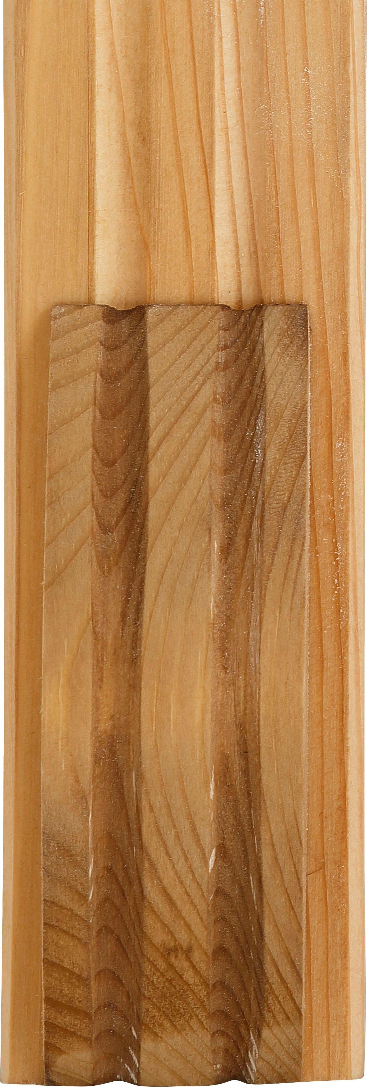 Home affaire Bureau Teresa Computertafel met lades, massief hout, breedte 120 cm