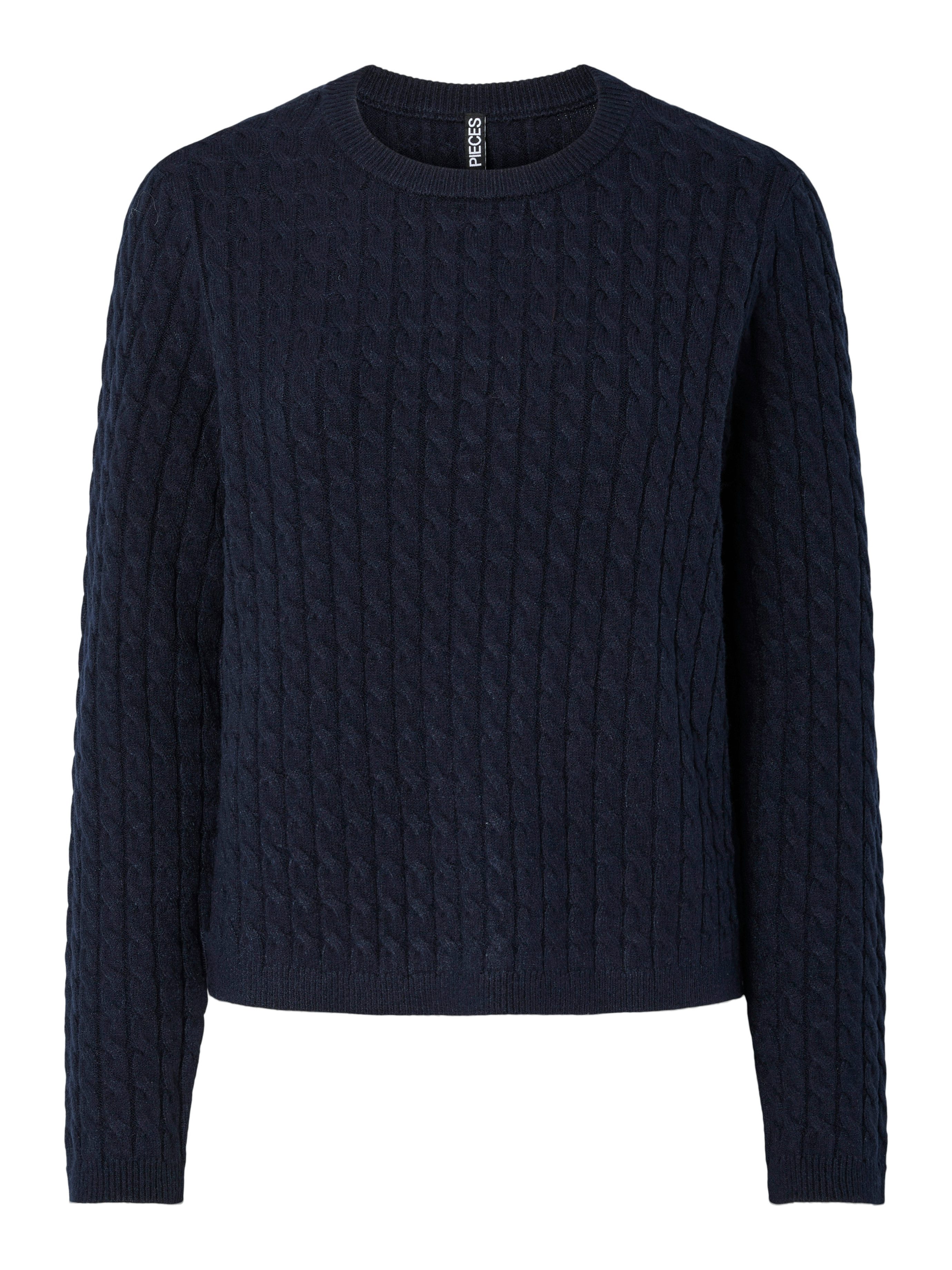 pieces Gebreide trui PCFIA LS CABLE KNIT NOOS BC
