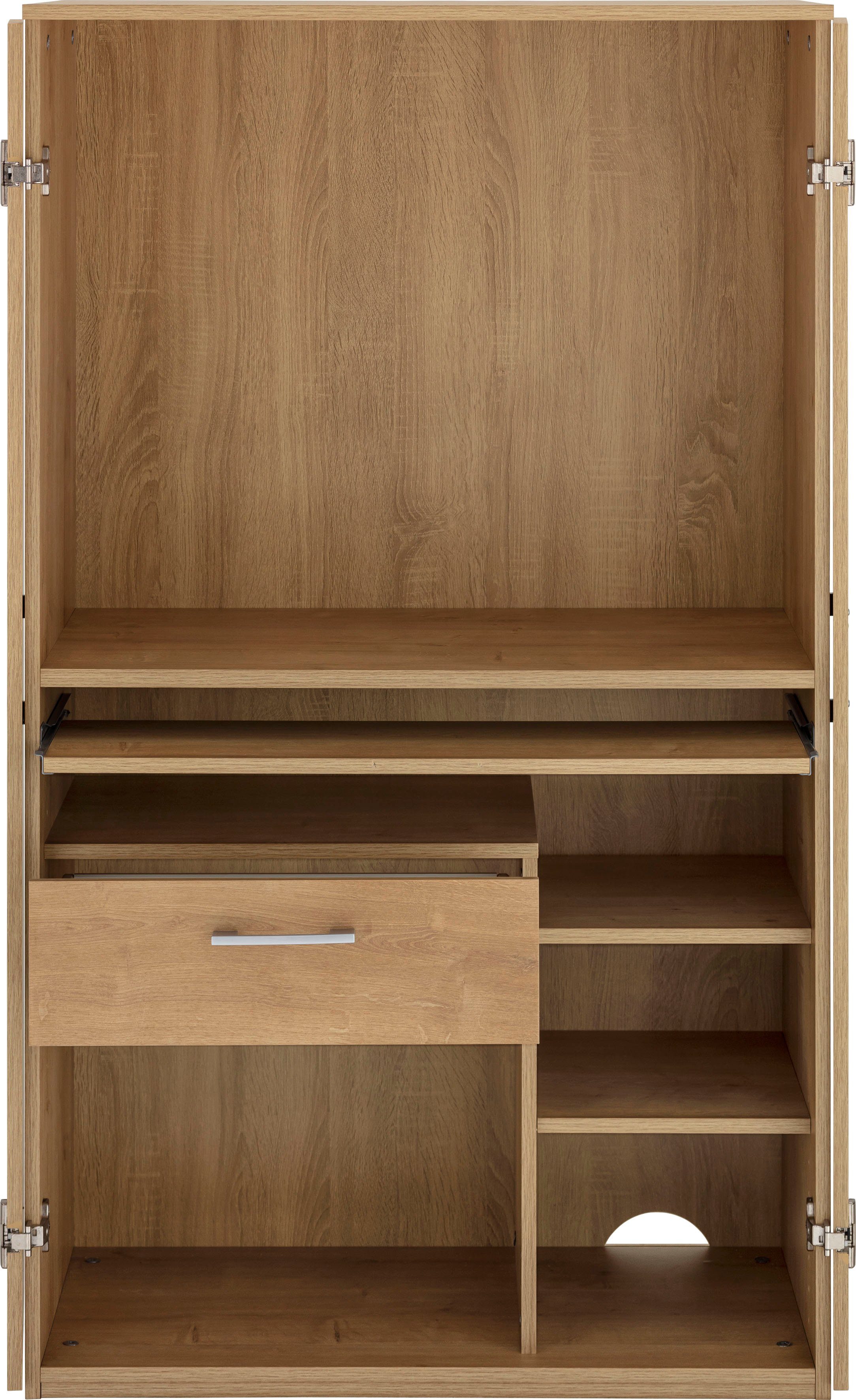 VOGL Möbelfabrik Pc-kast Nick Secretaire, afmetingen 80 x 50 x 138 cm, Made in Germany