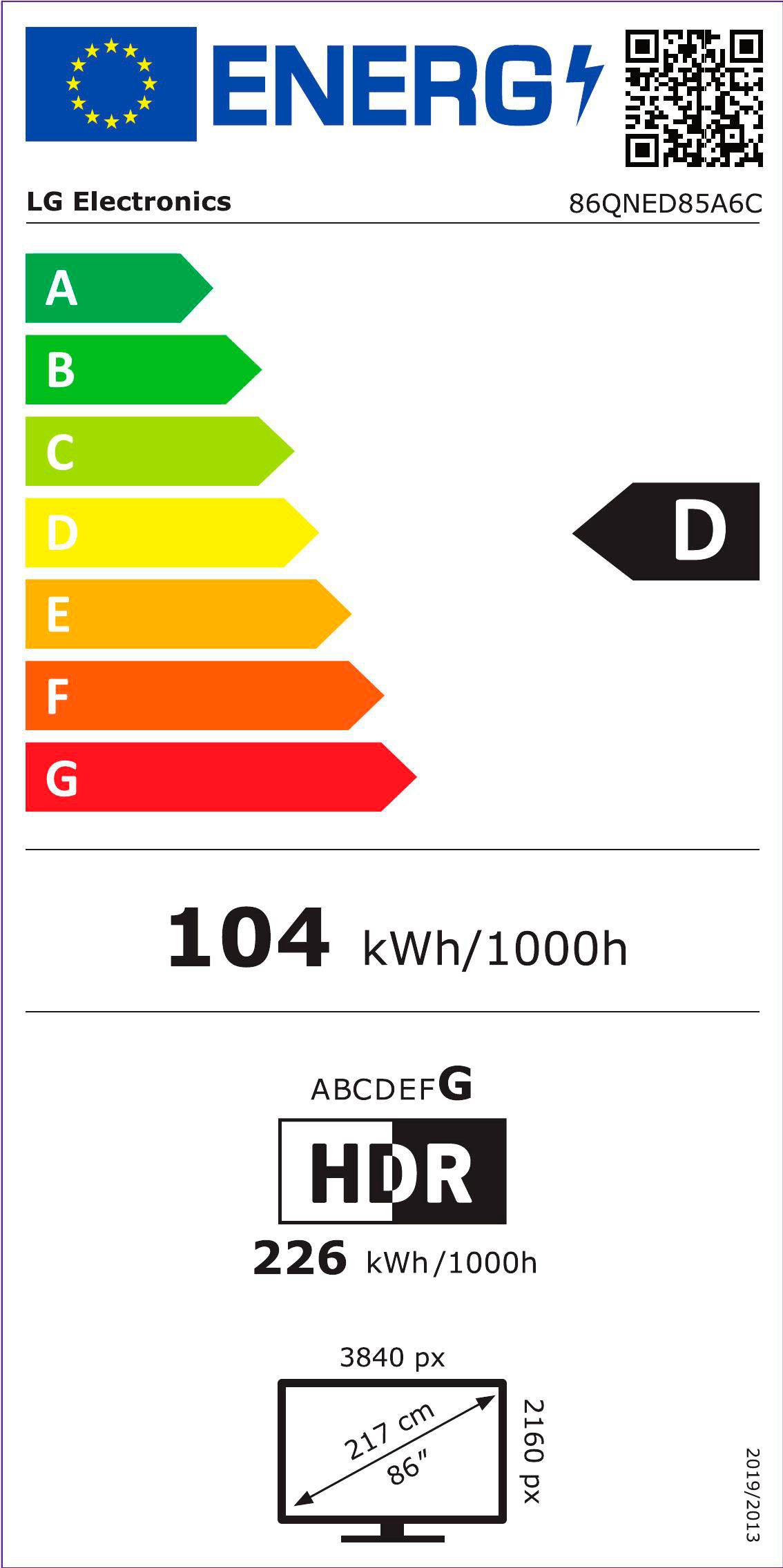 LG QNED-tv 86QNED85A6C