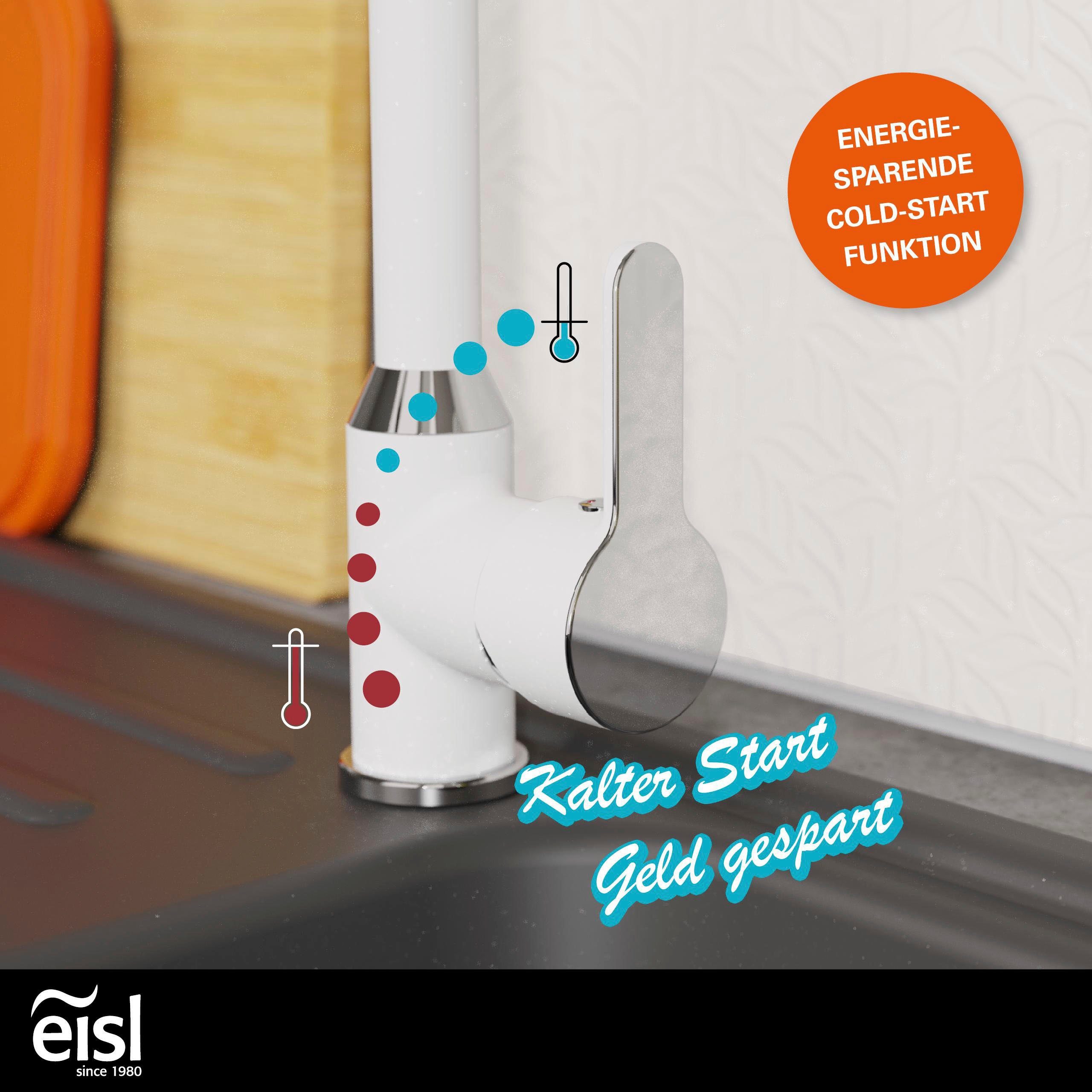 Eisl Gootsteen kraan Diziani Cold-start-functie / 360° draaibaar