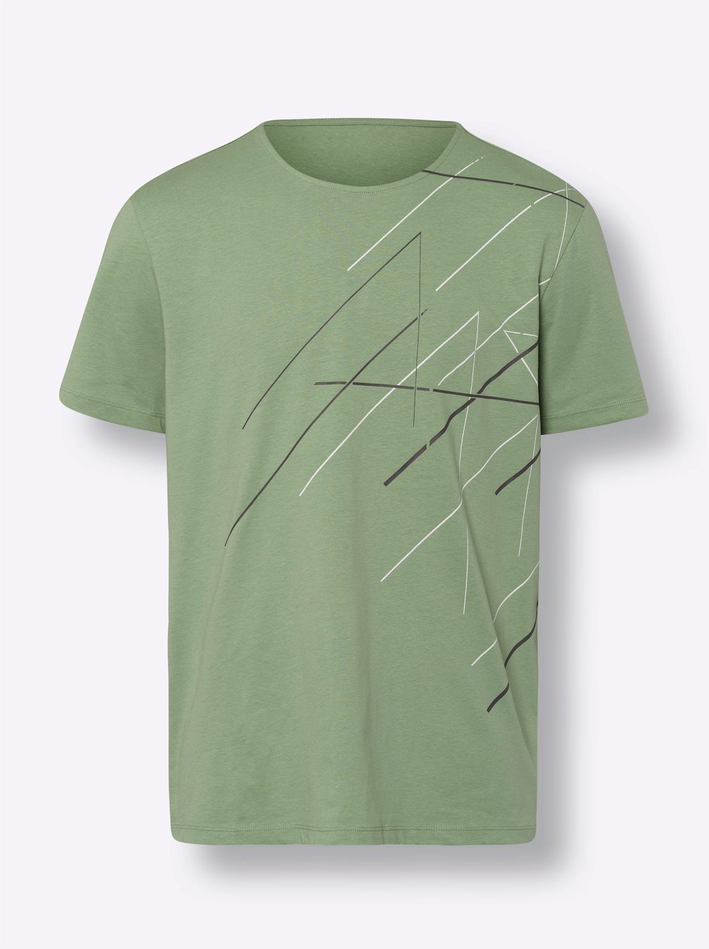 Classic Shirt met korte mouwen Vrijetijdsshirt (1-delig)