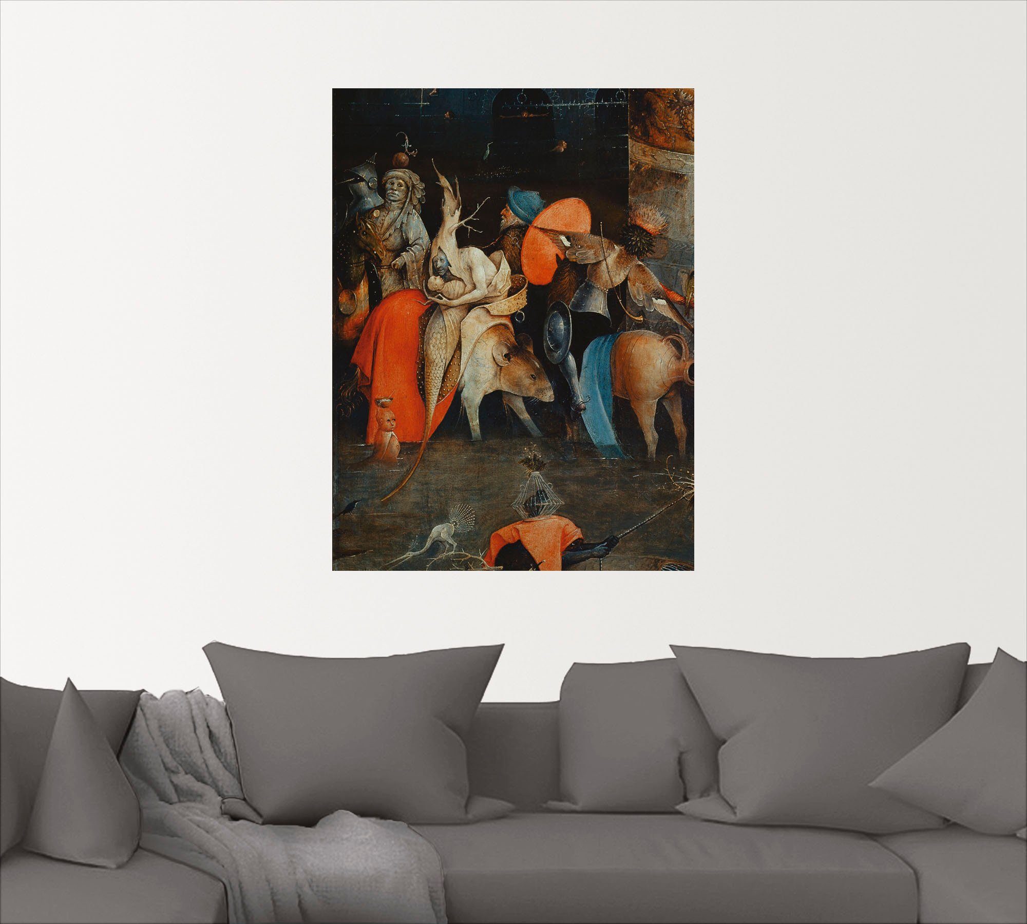 Artland Artprint Antonius-altaar (detail de middeltafel). als artprint op linnen, muursticker of poster in verschillende maten