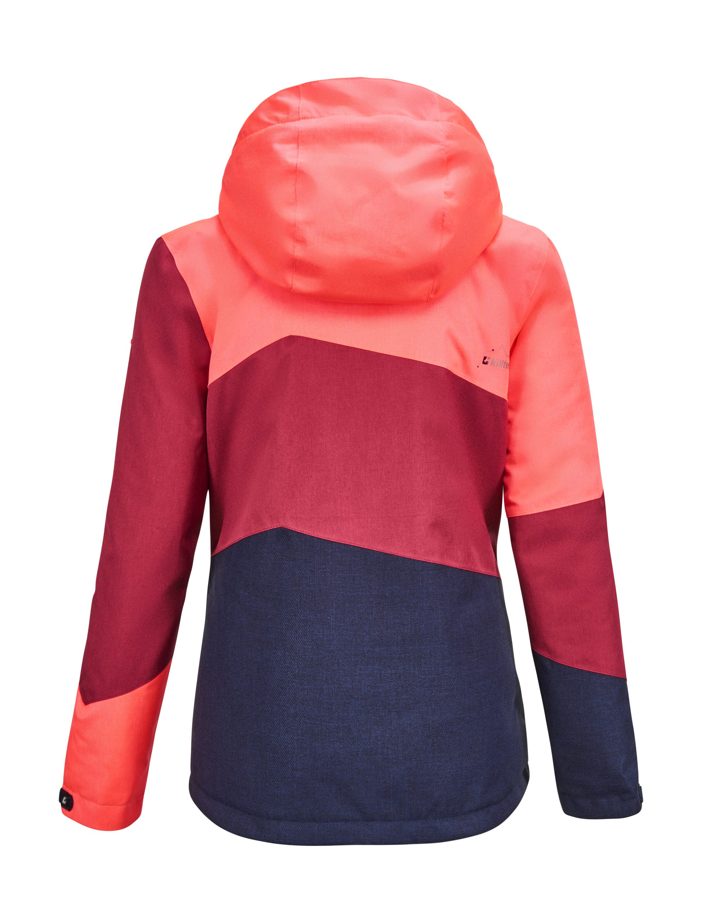 Killtec Outdoorjack Lynge GRLS JCKT B Waterdichte winterjas met capuchon, fleece, verstelbare mouwen