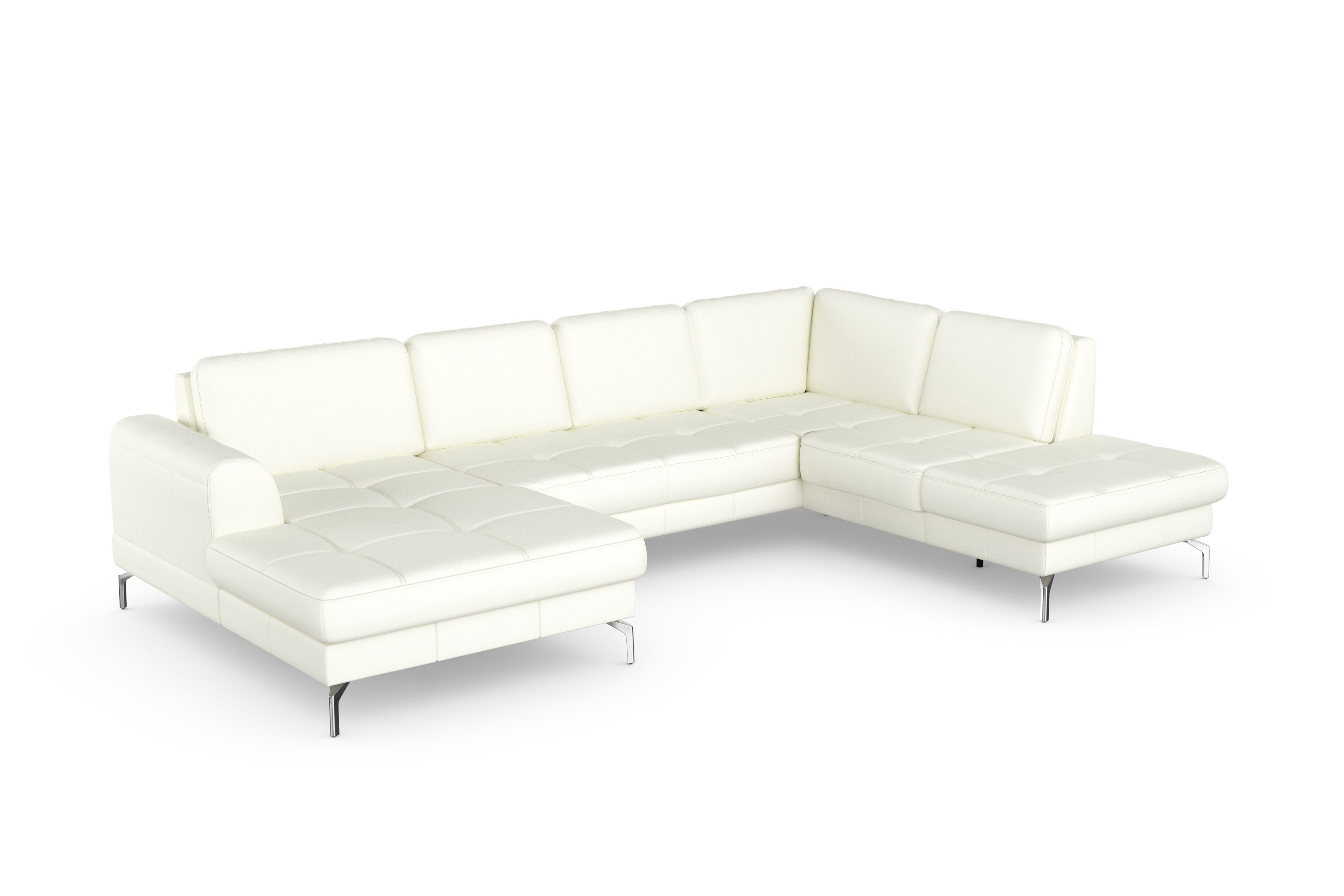 sit&more Zithoek Bendigo U-vorm inclusief zitdiepteverstelling, bodemvrijheid 15 cm, in 2 pootkleuren