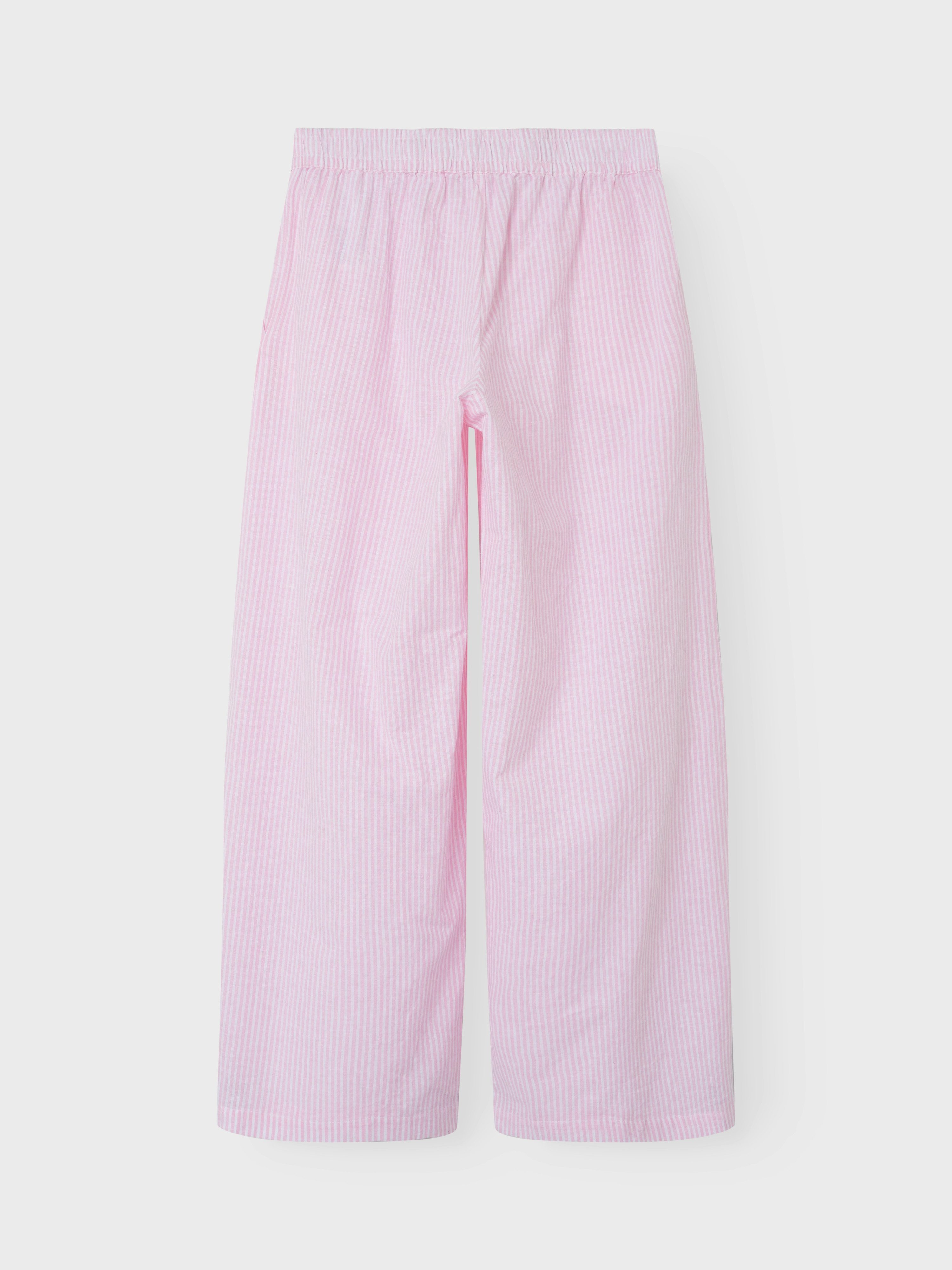 Name It Comfortbroek NKNJELA voor meisjes en jongens met wijde pijpen en elastiek