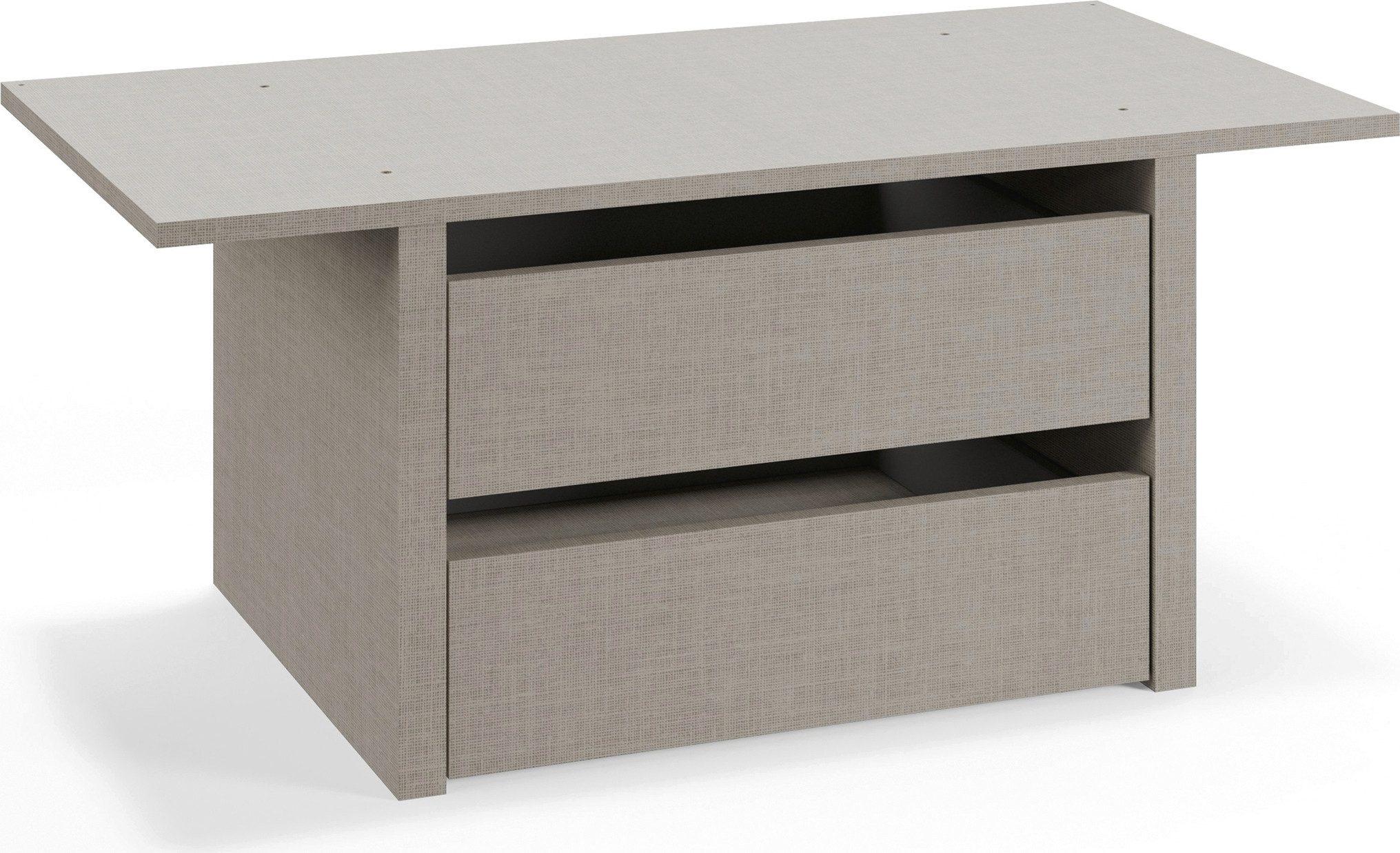 rauch Lade-inzet Accessoires voor rookkasten ORANJE/ZWART, Breedte 90 cm, diepte 45 cm, met 2 lades voor kasten Voyager accessoires grijs