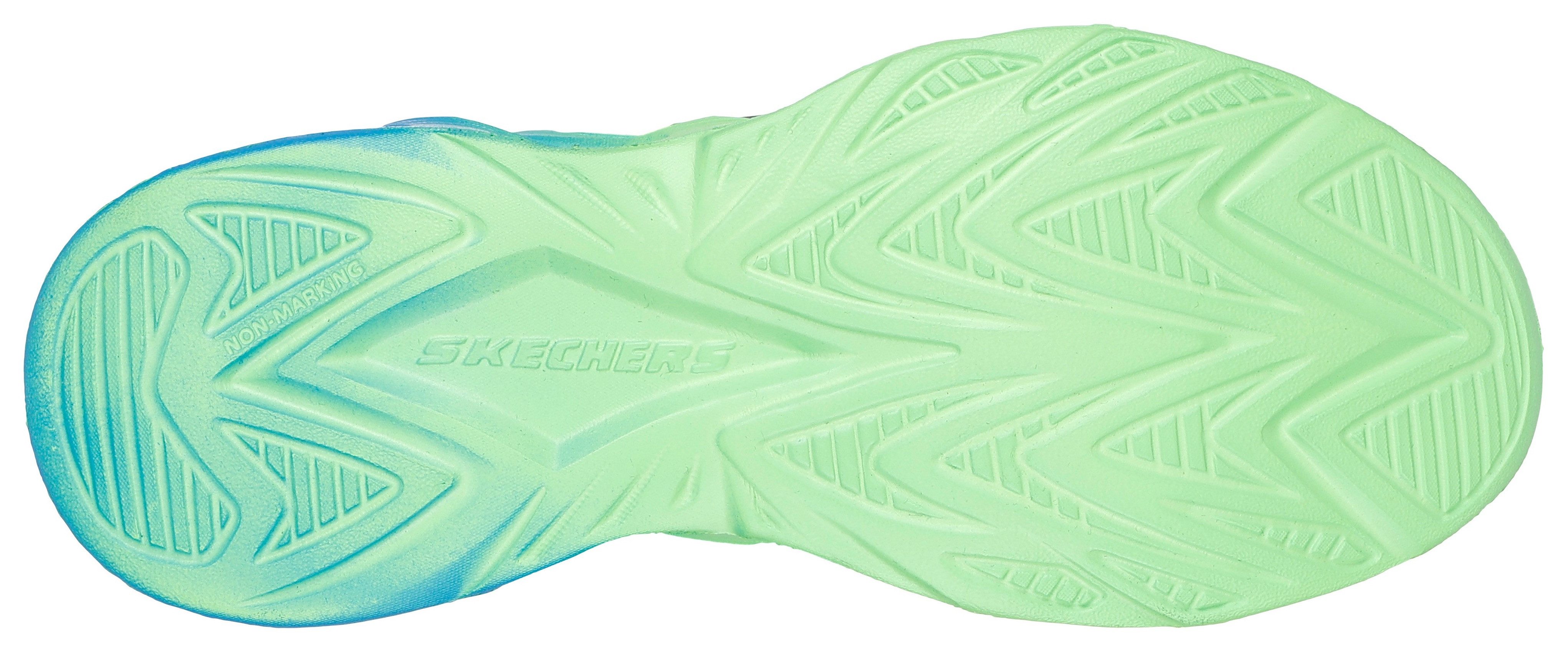 Skechers Sneakers VORTEX 2.0 , blink schoen met klittenband, maat sjabloon om te downloaden