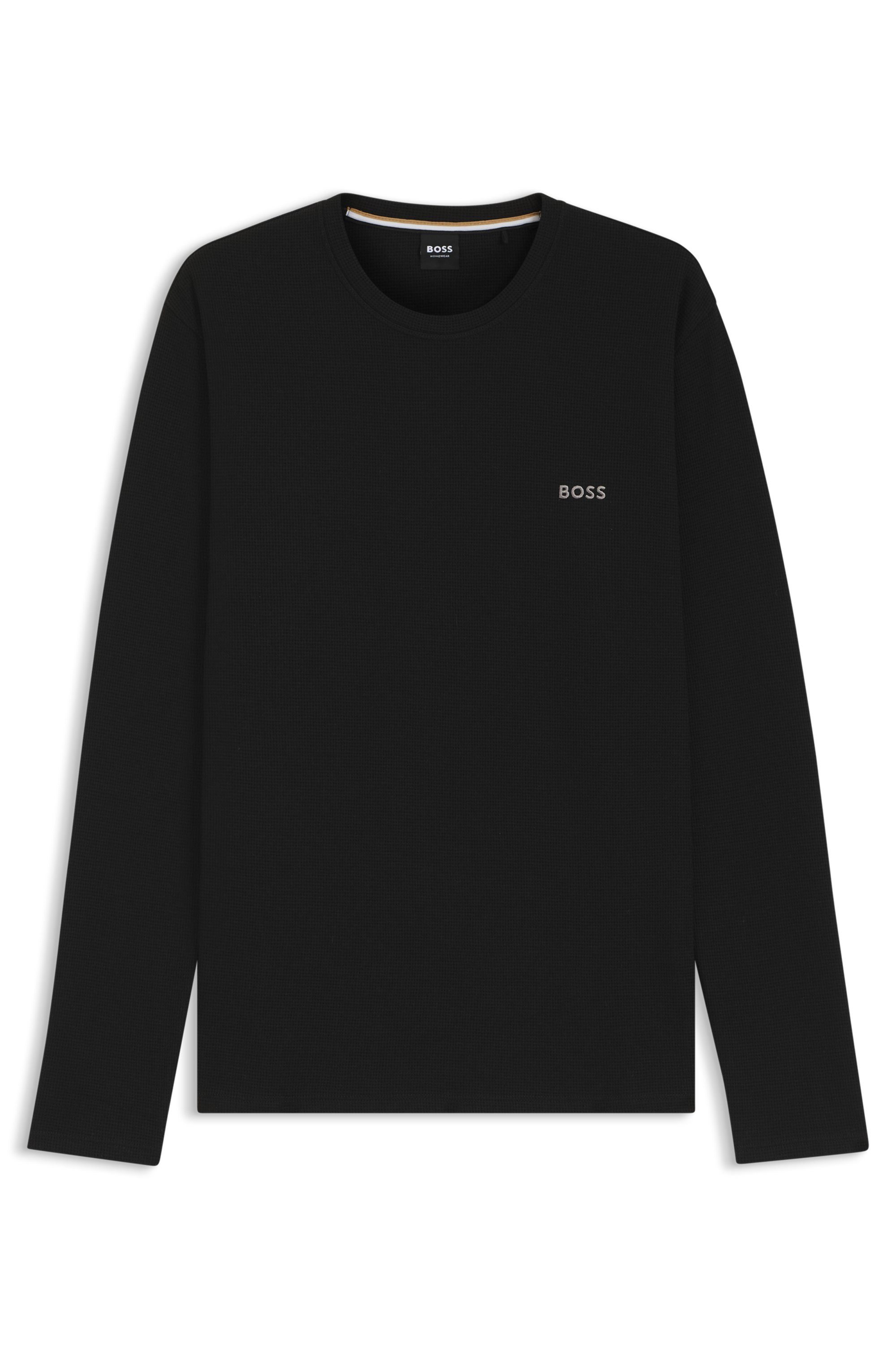 BOSS Pyjama top Waffle LS-Shirt
