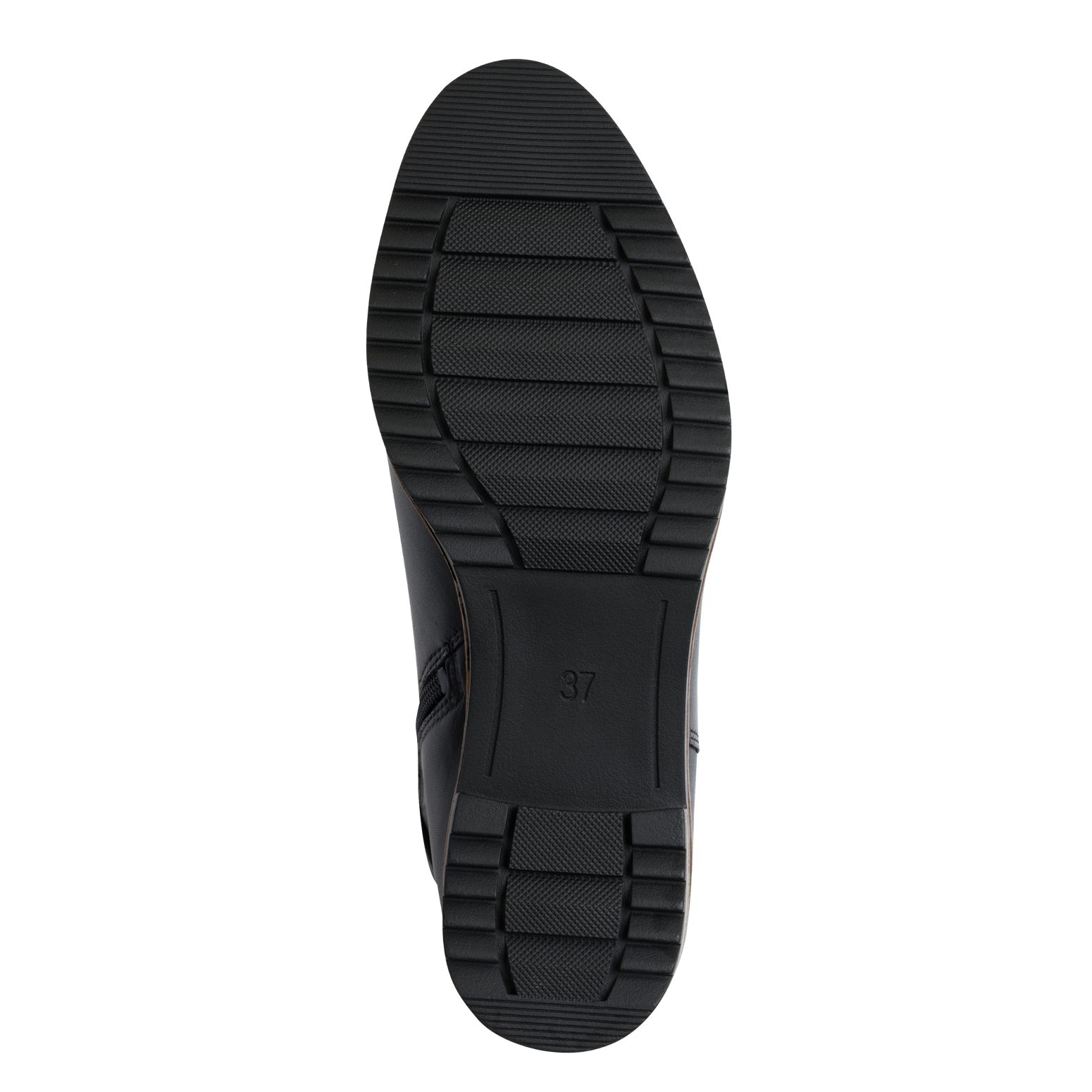 Marco Tozzi Laarsjes , blokhak, business schoen met praktische binnenritssluiting