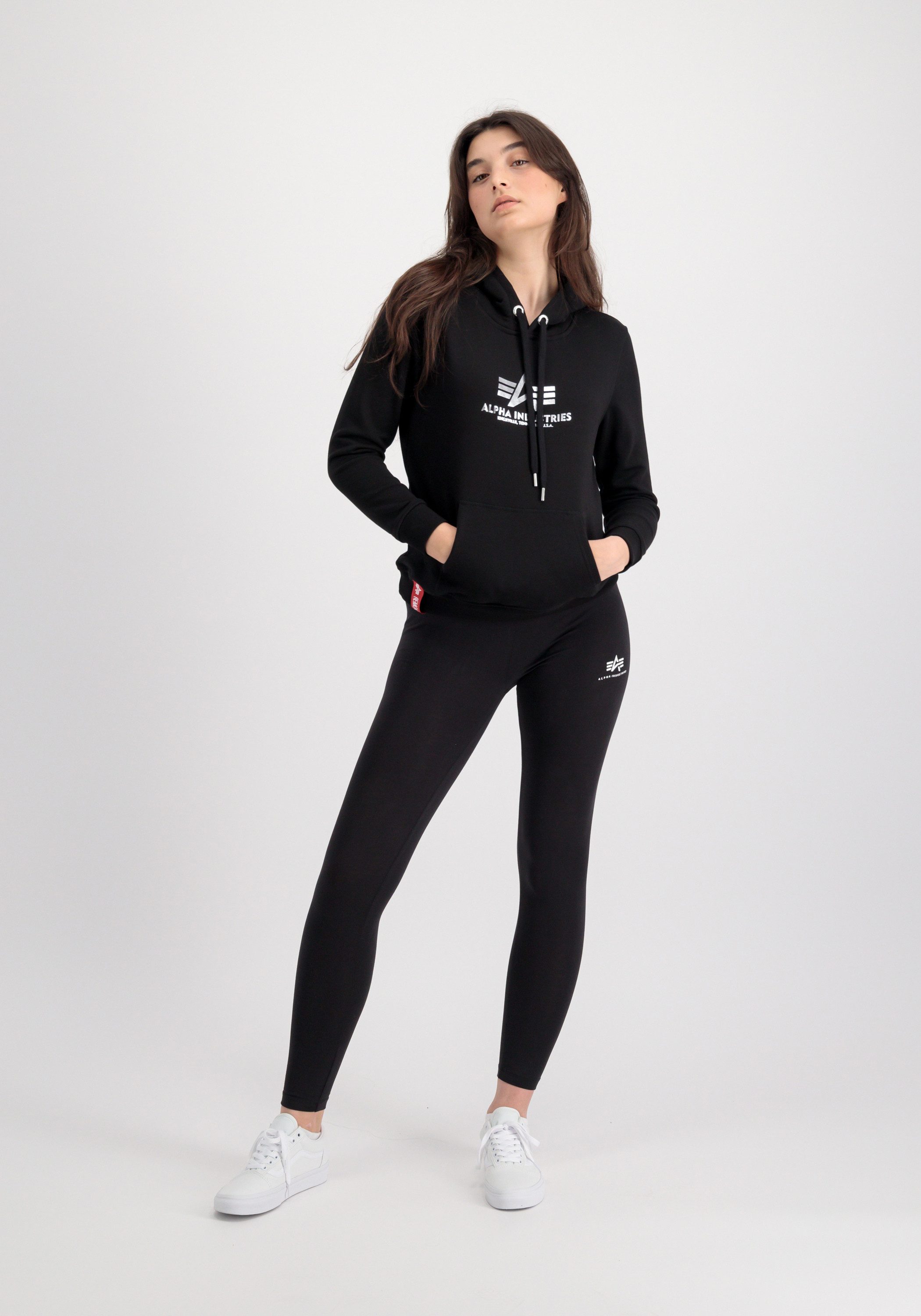 Alpha Industries Hoodie Alpha Industries Women - Hoodies New Basic Hoodie Wmn Foil Print